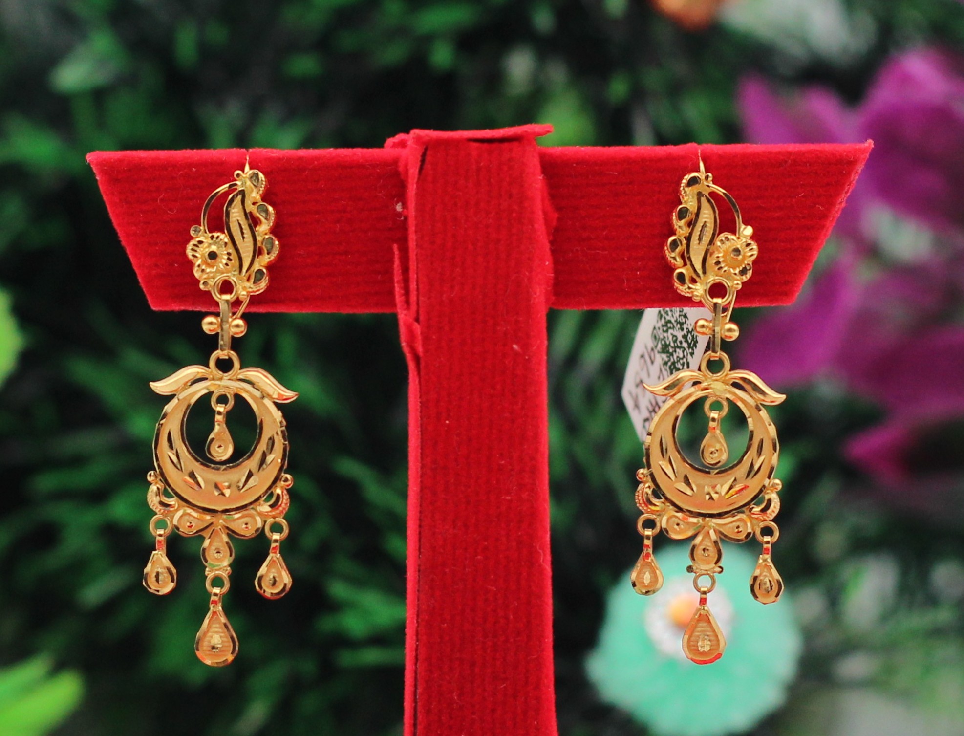 EARRINGS (GOLD SEETADUL)