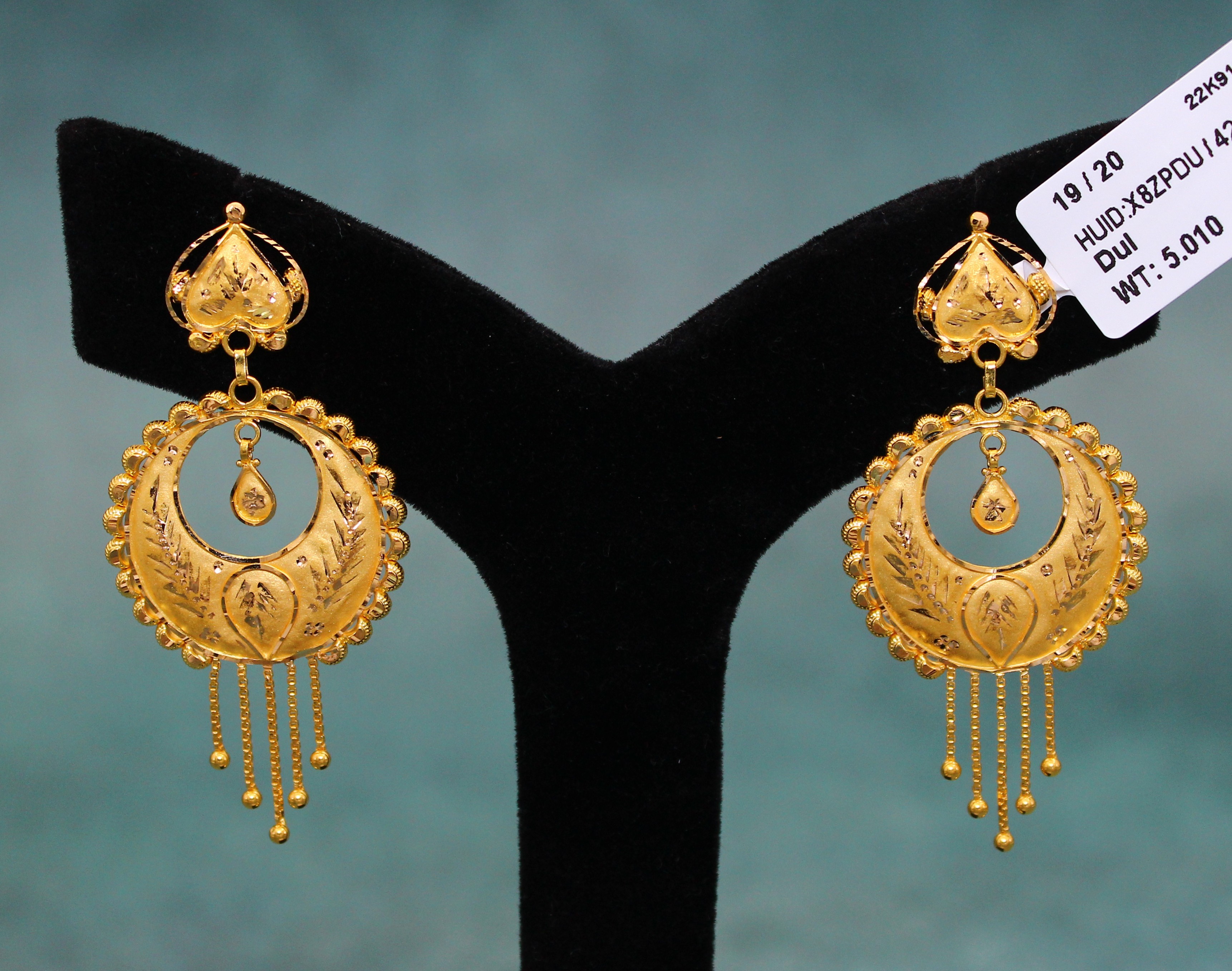 EARRINGS (GOLD SEETADUL)