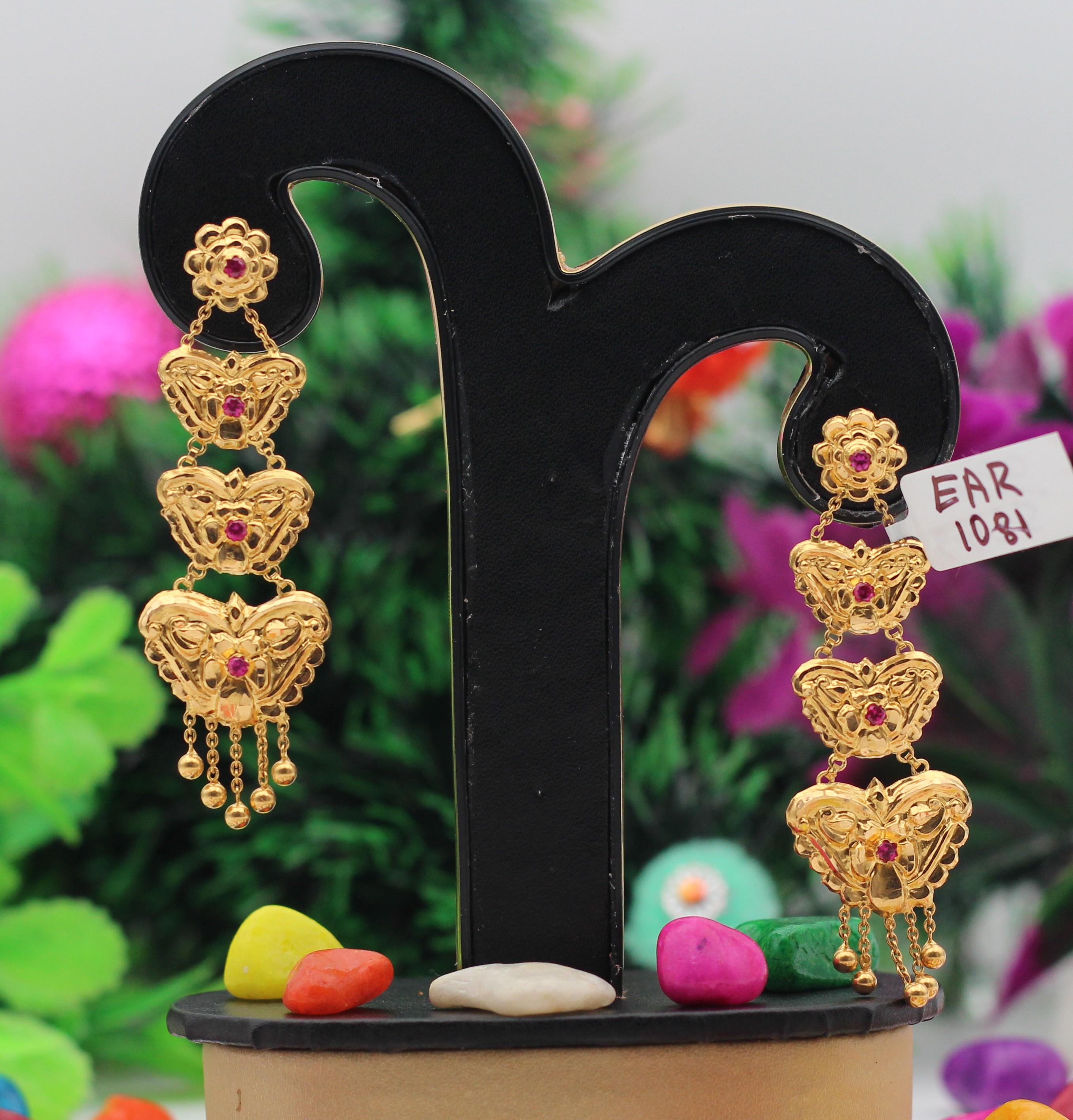 EARRINGS (GOLD SEETADUL)