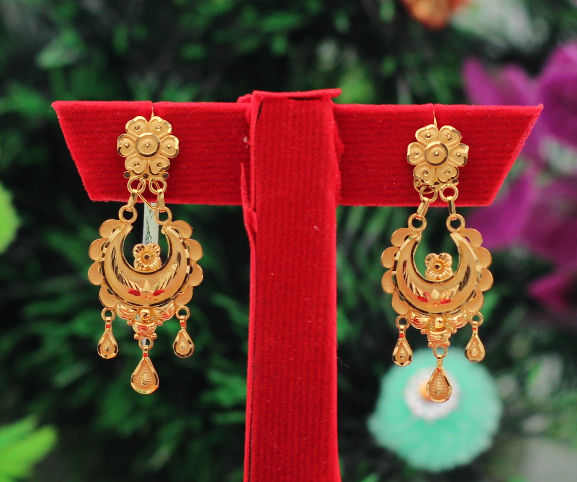 EARRINGS (GOLD SEETADUL)