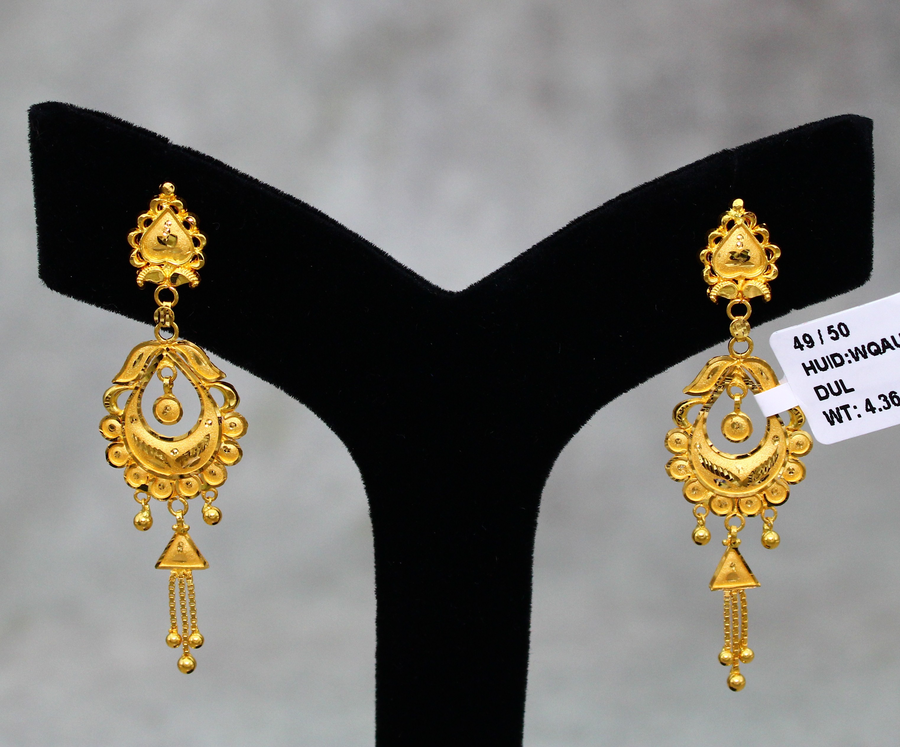 EARRINGS (GOLD SEETADUL)