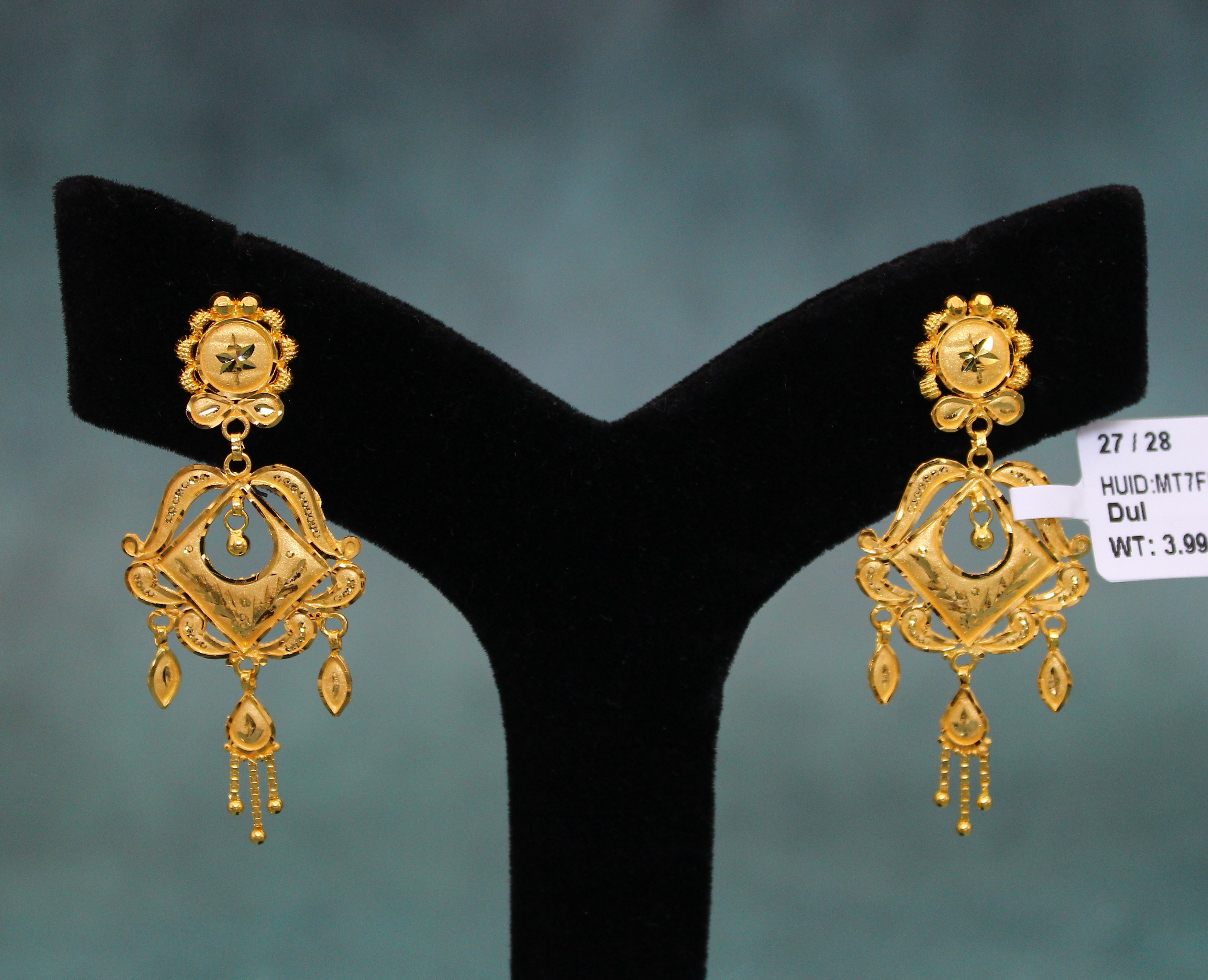 EARRINGS (GOLD SEETADUL)