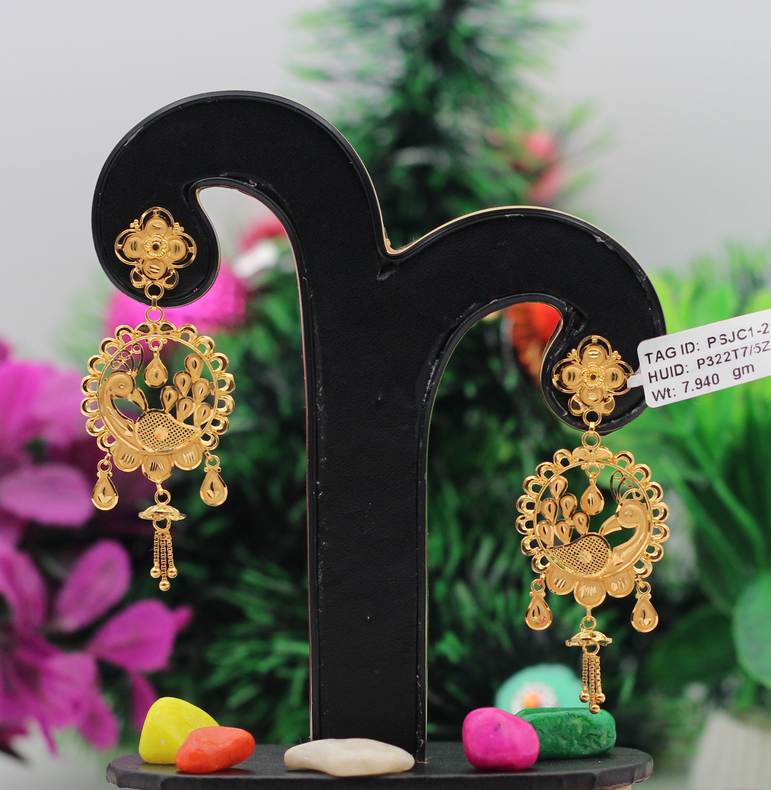 EARRINGS (GOLD SEETADUL)