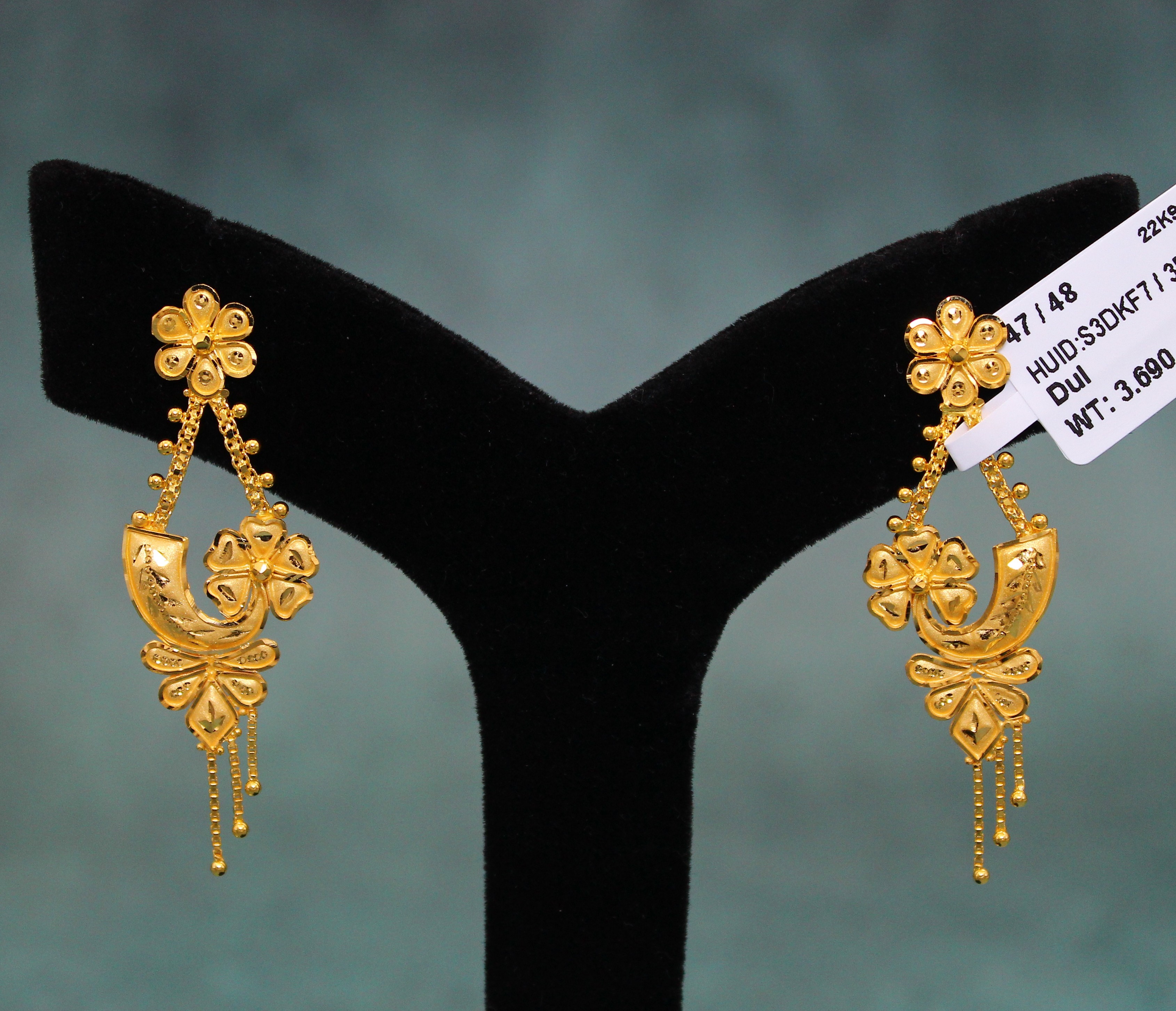 EARRINGS (GOLD SEETADUL)