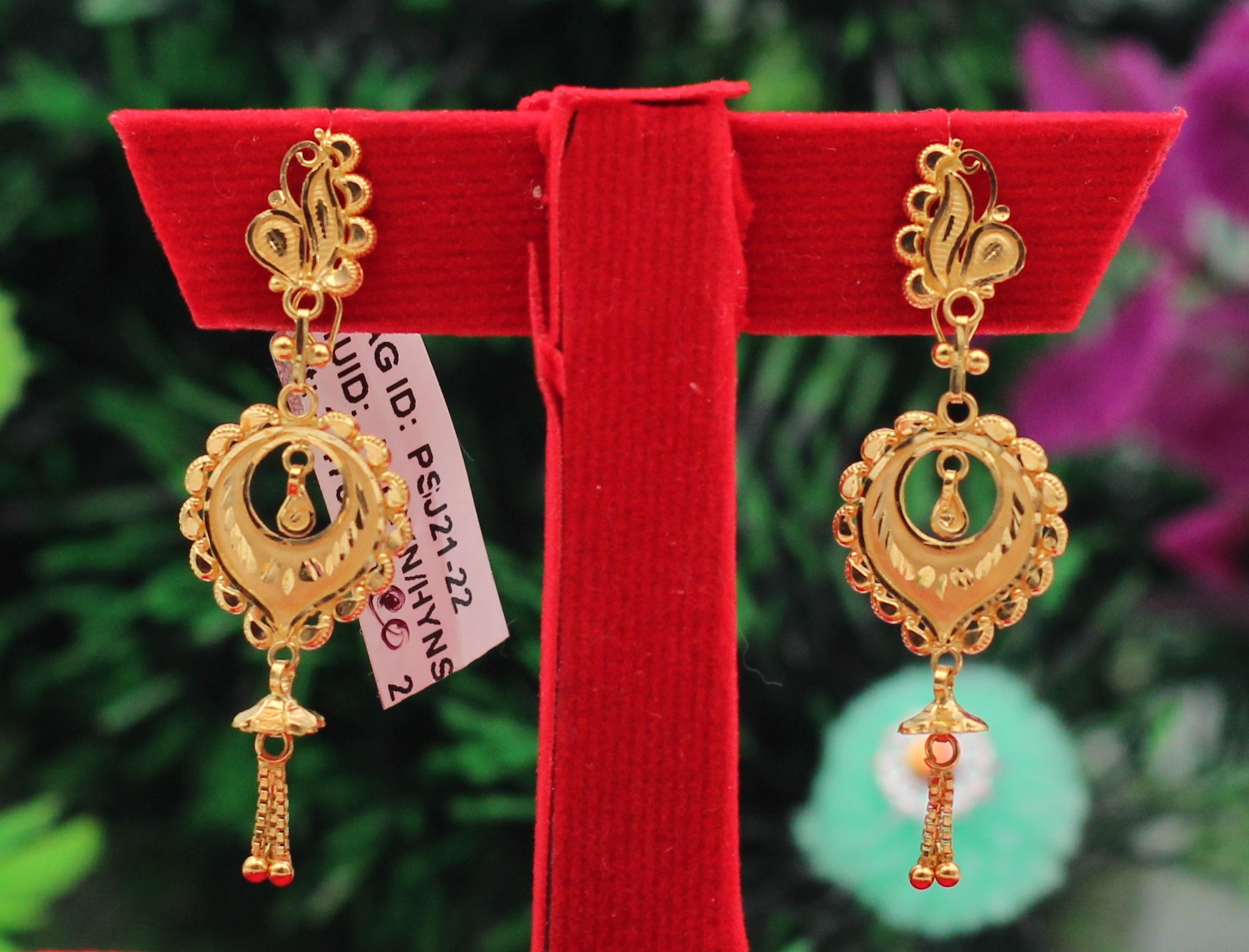 EARRINGS (GOLD SEETADUL)