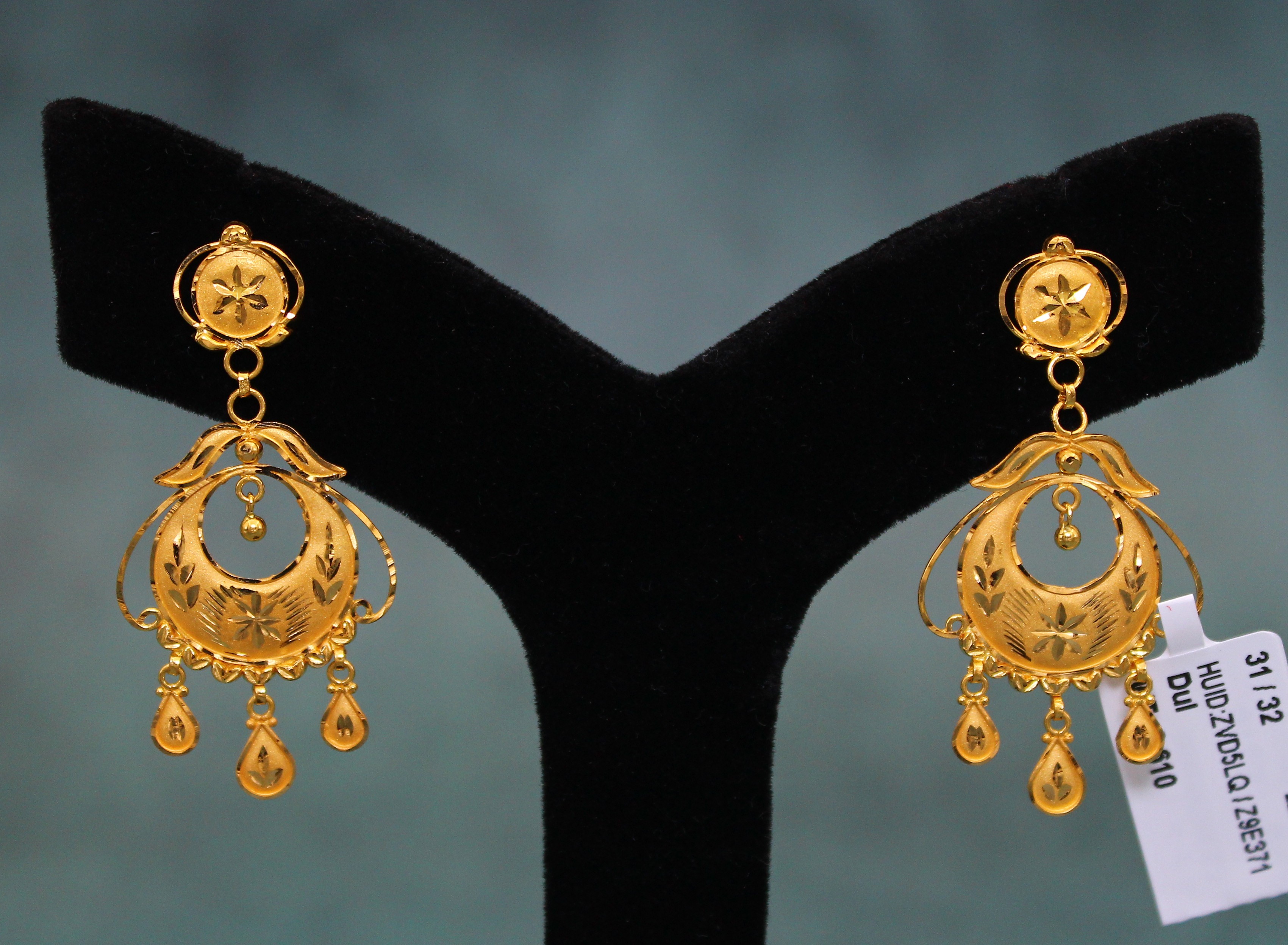 EARRINGS (GOLD SEETADUL)