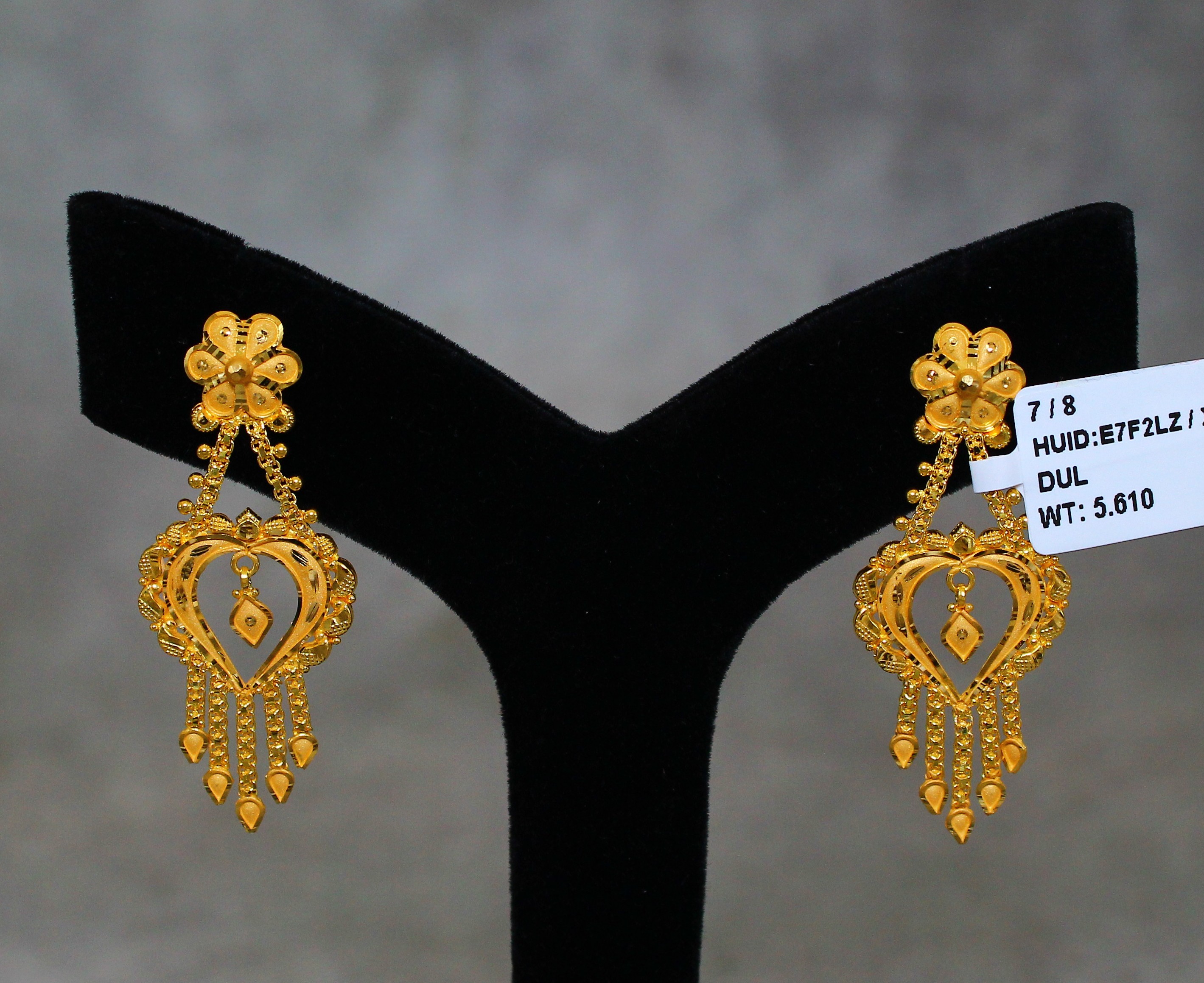 EARRINGS (GOLD SEETADUL)