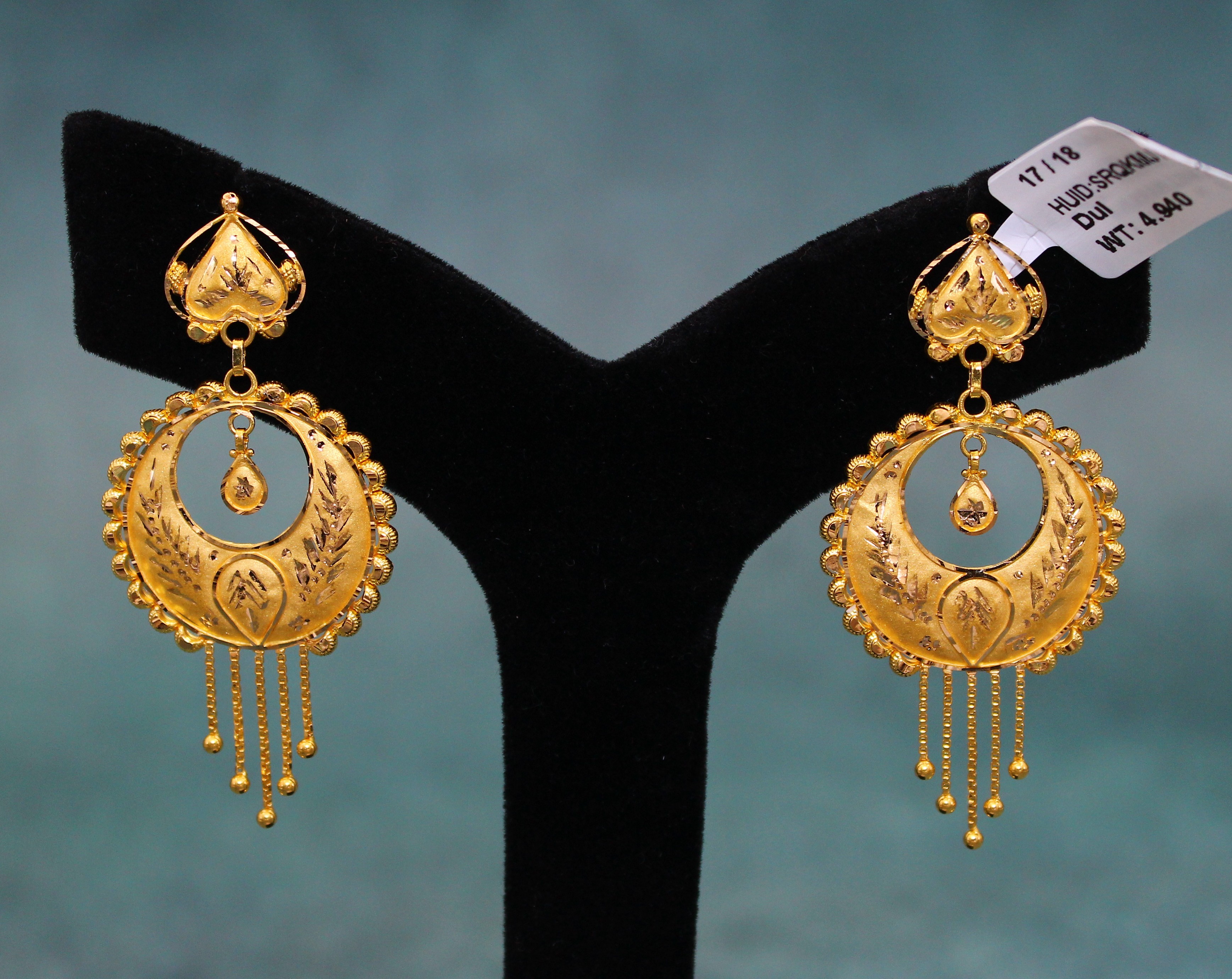 EARRINGS (GOLD SEETADUL)