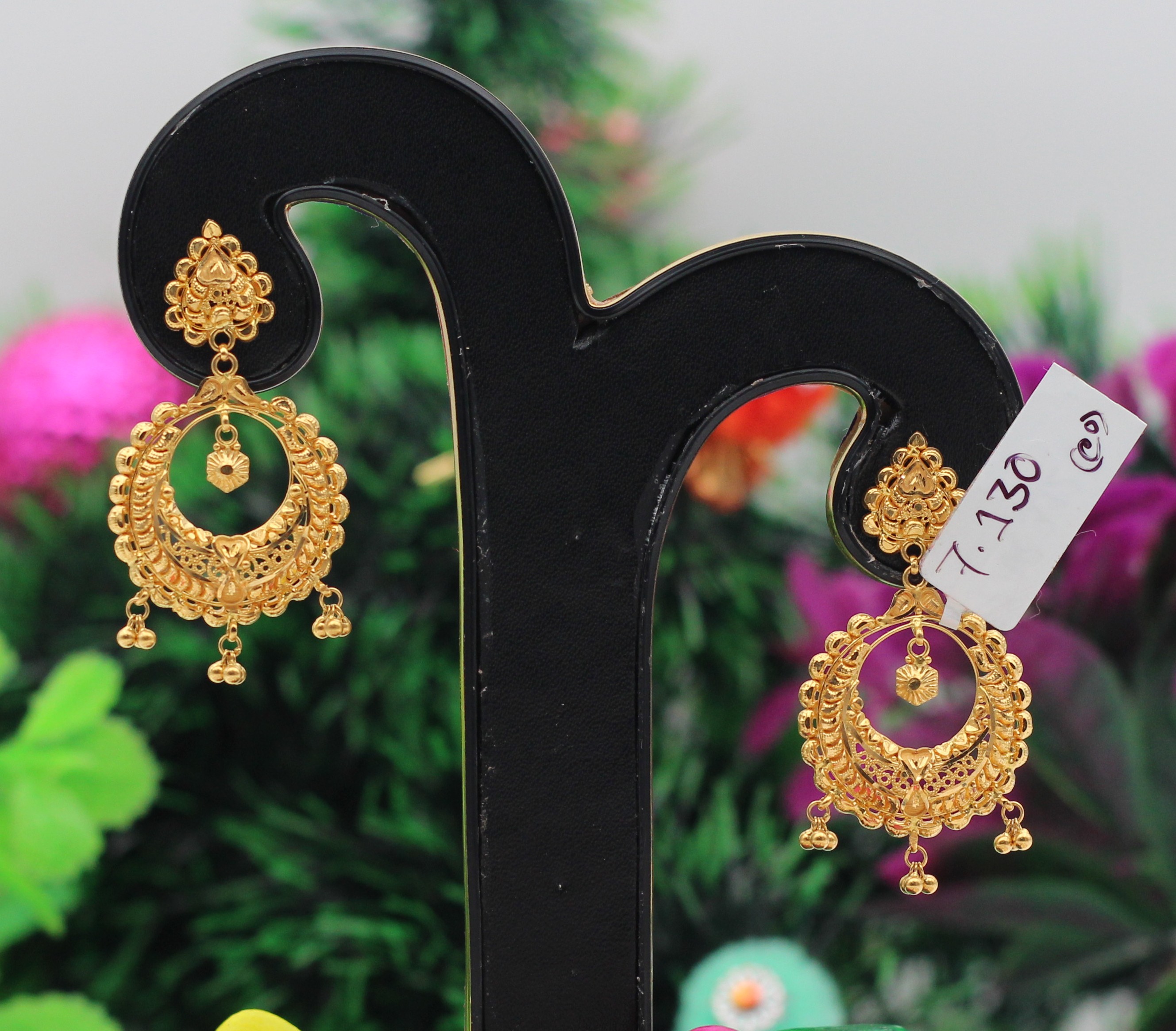 EARRINGS (GOLD SEETADUL)