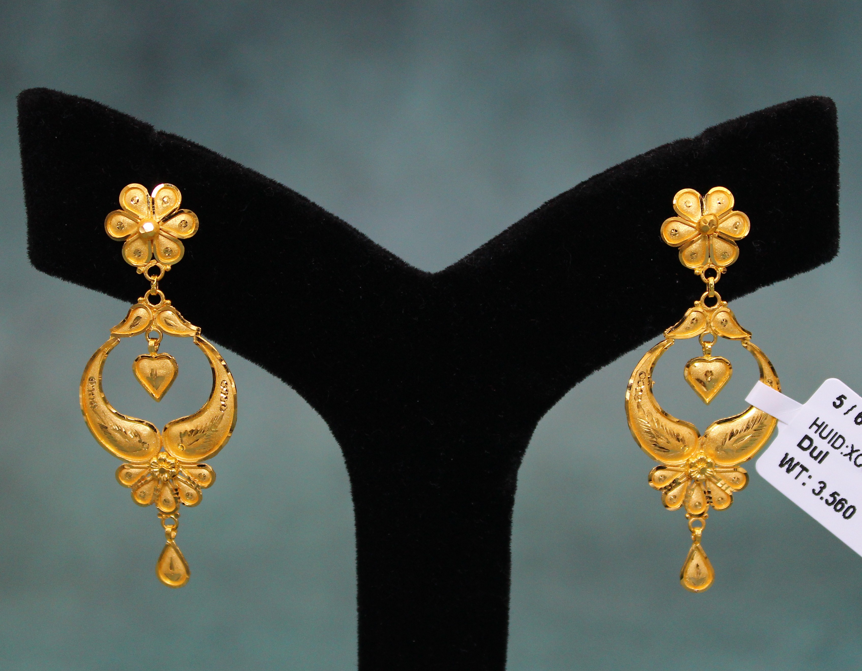 EARRINGS (GOLD SEETADUL)