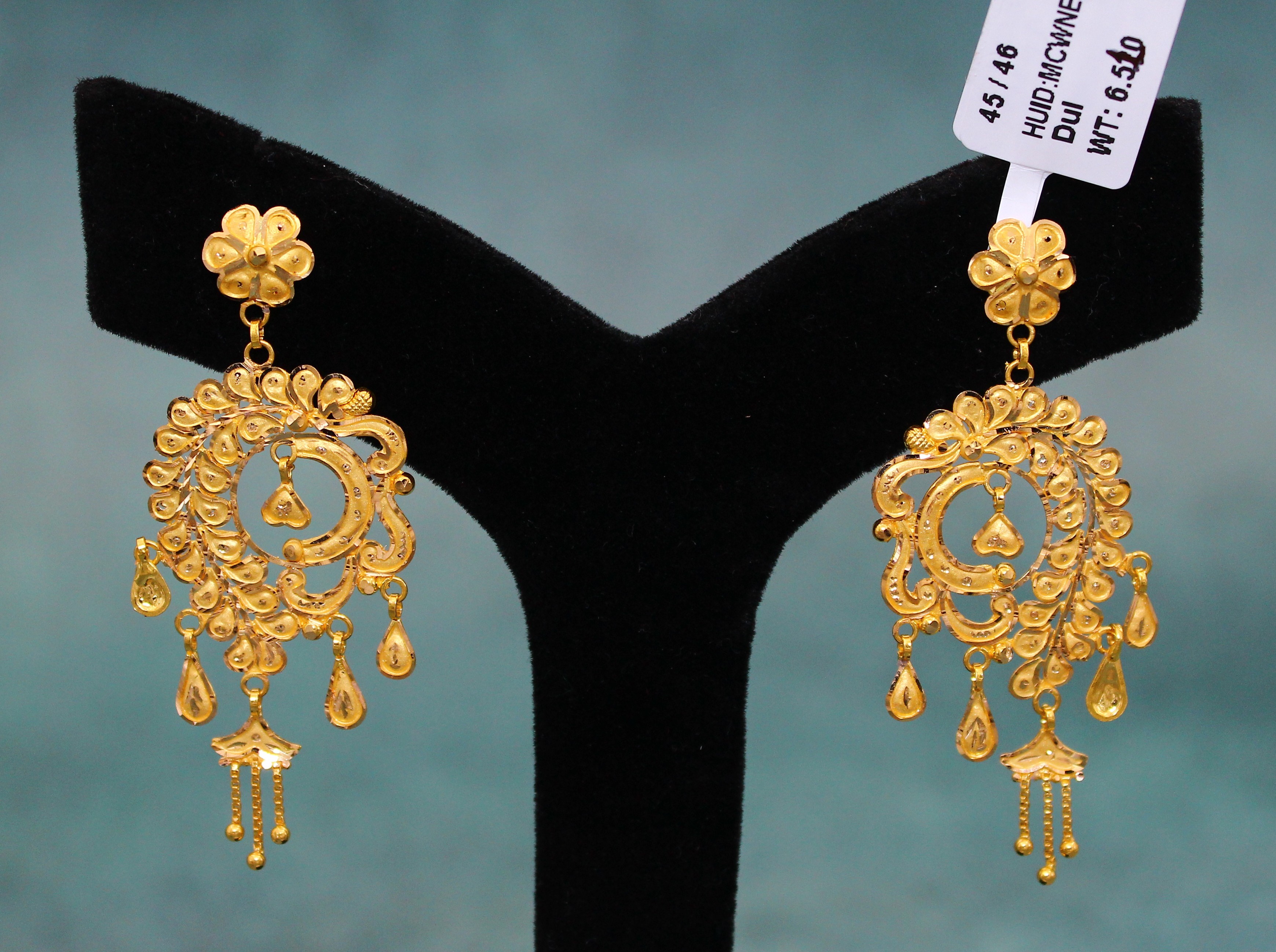 EARRINGS (GOLD SEETADUL)