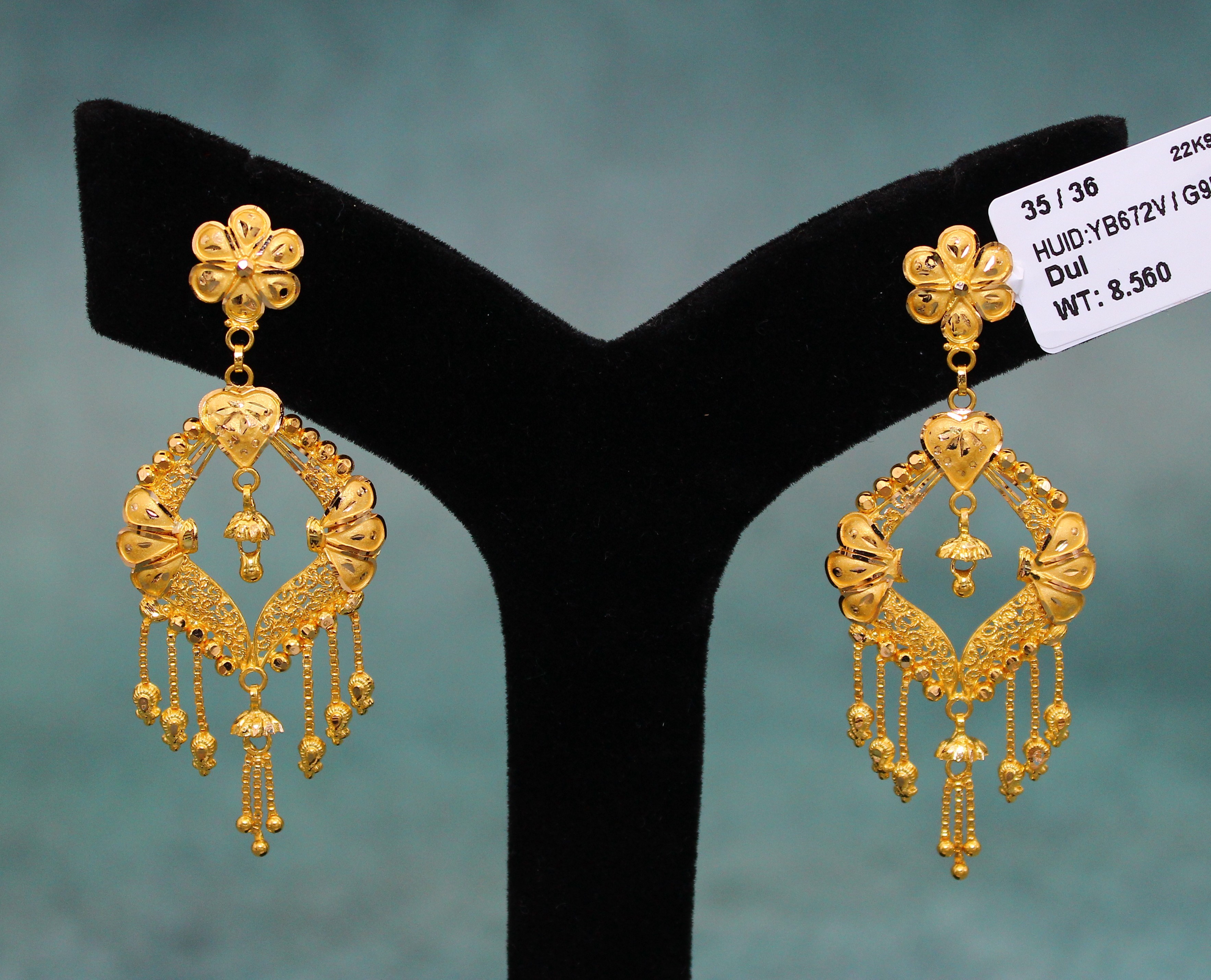 EARRINGS (GOLD SEETADUL)
