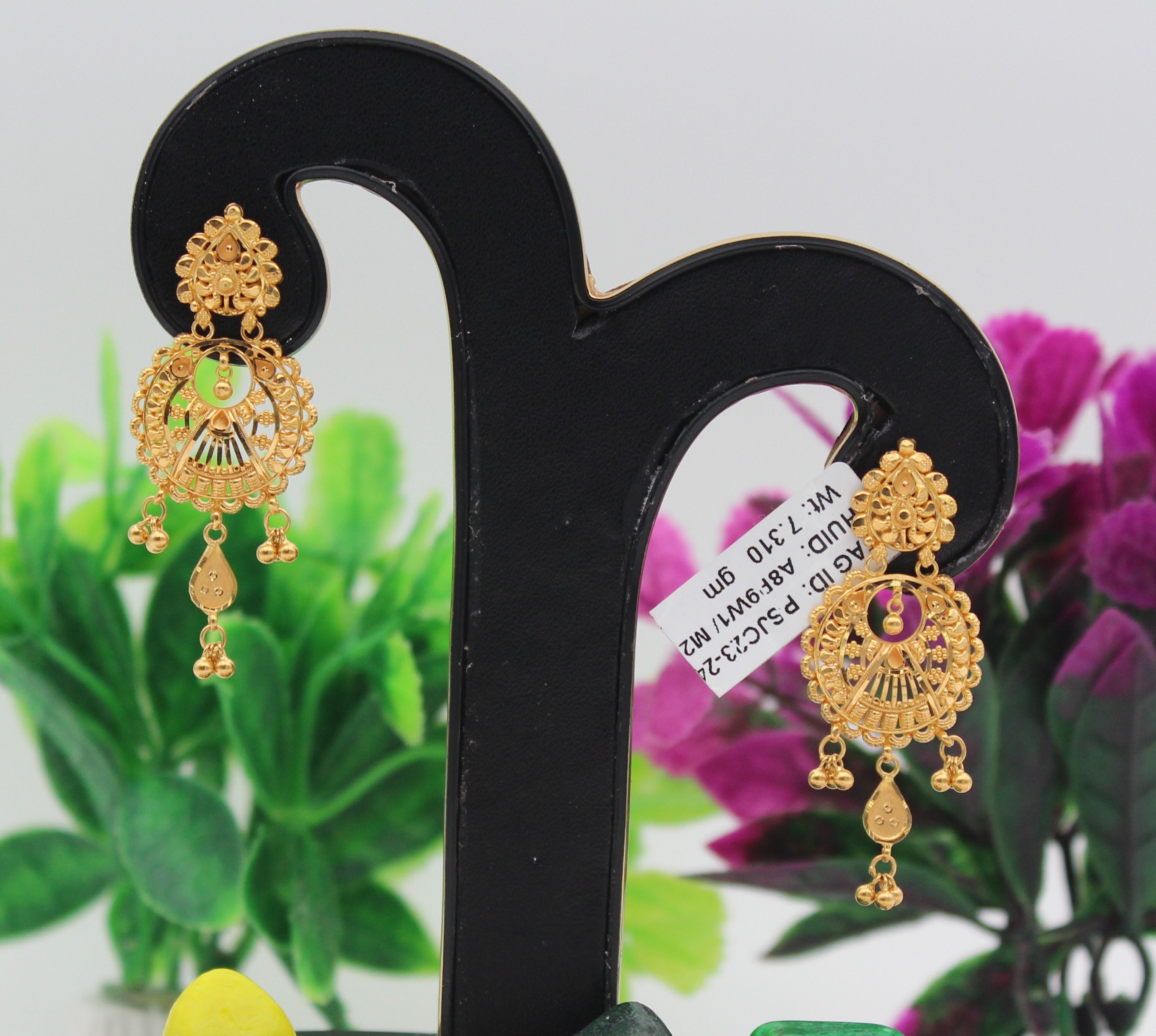 EARRINGS (GOLD SEETADUL)