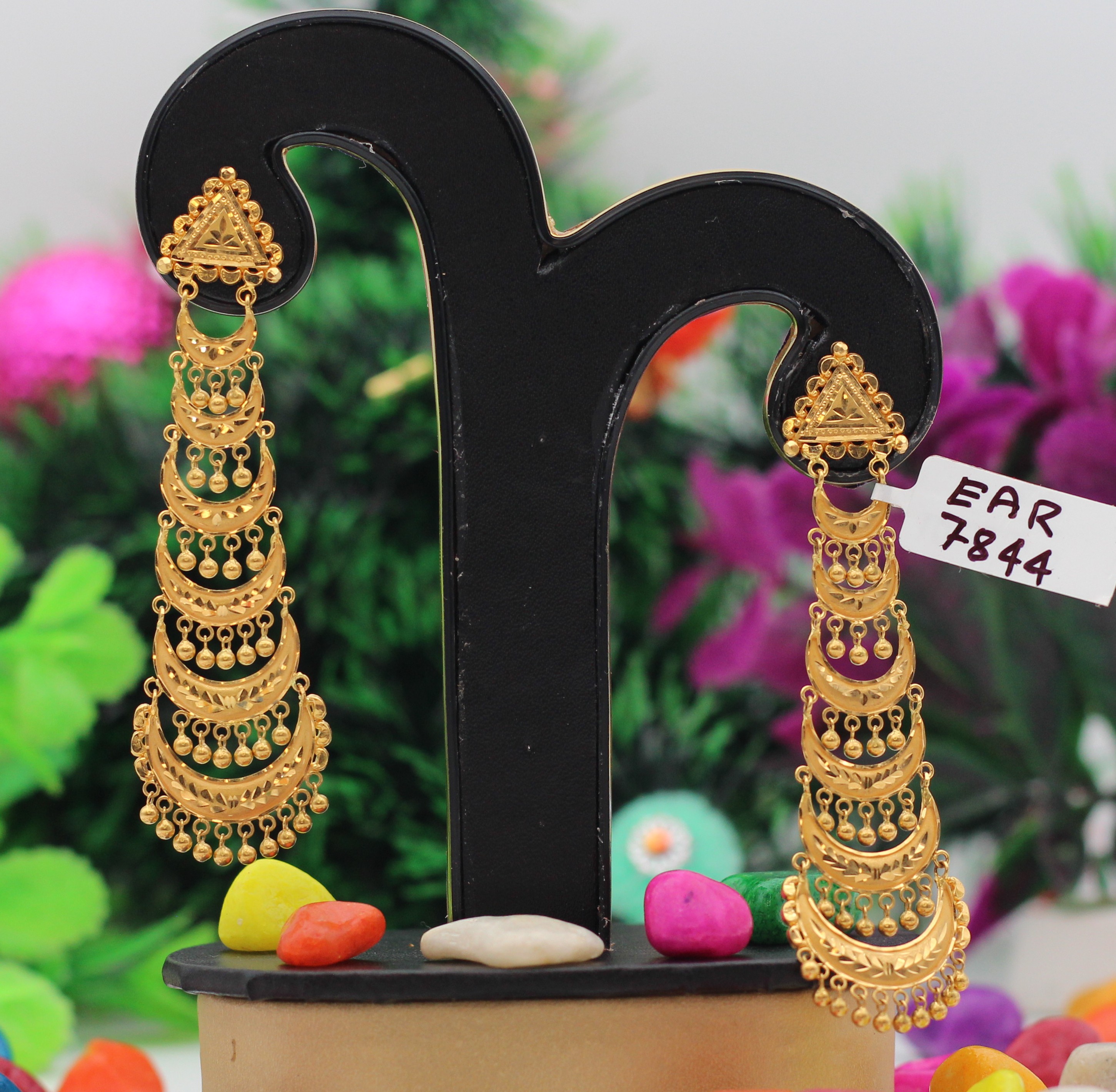 EARRINGS (GOLD SEETADUL)