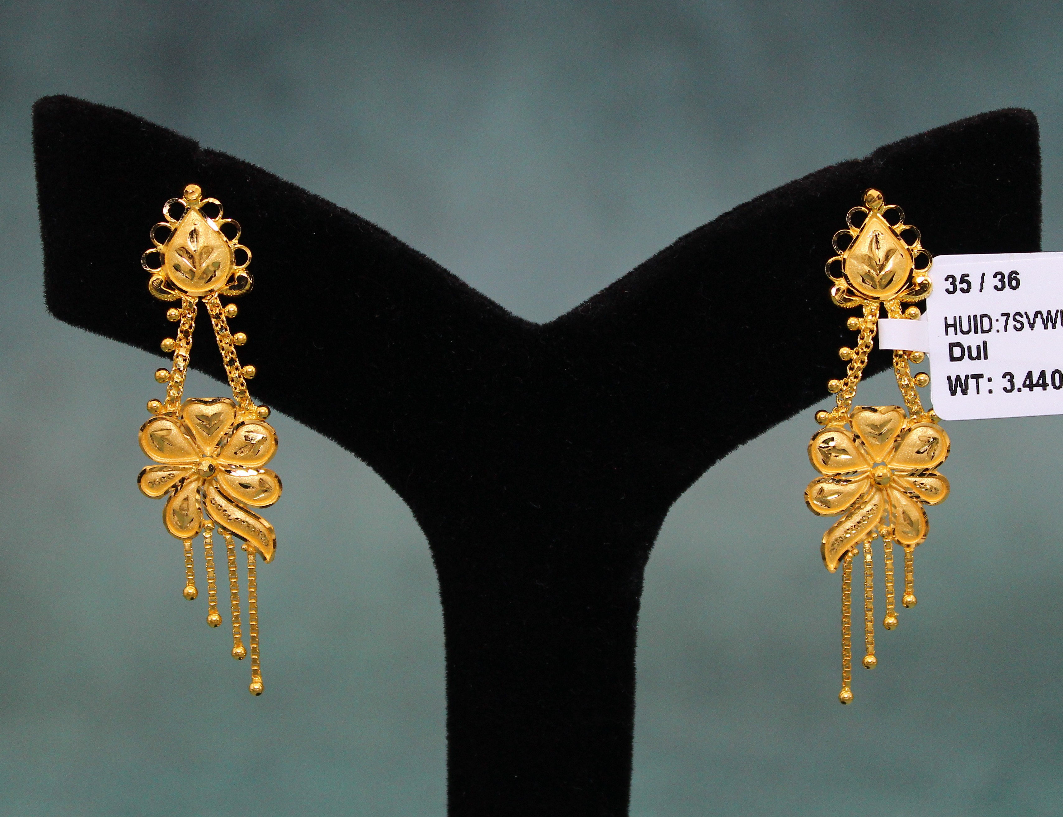 EARRINGS (GOLD SEETADUL)