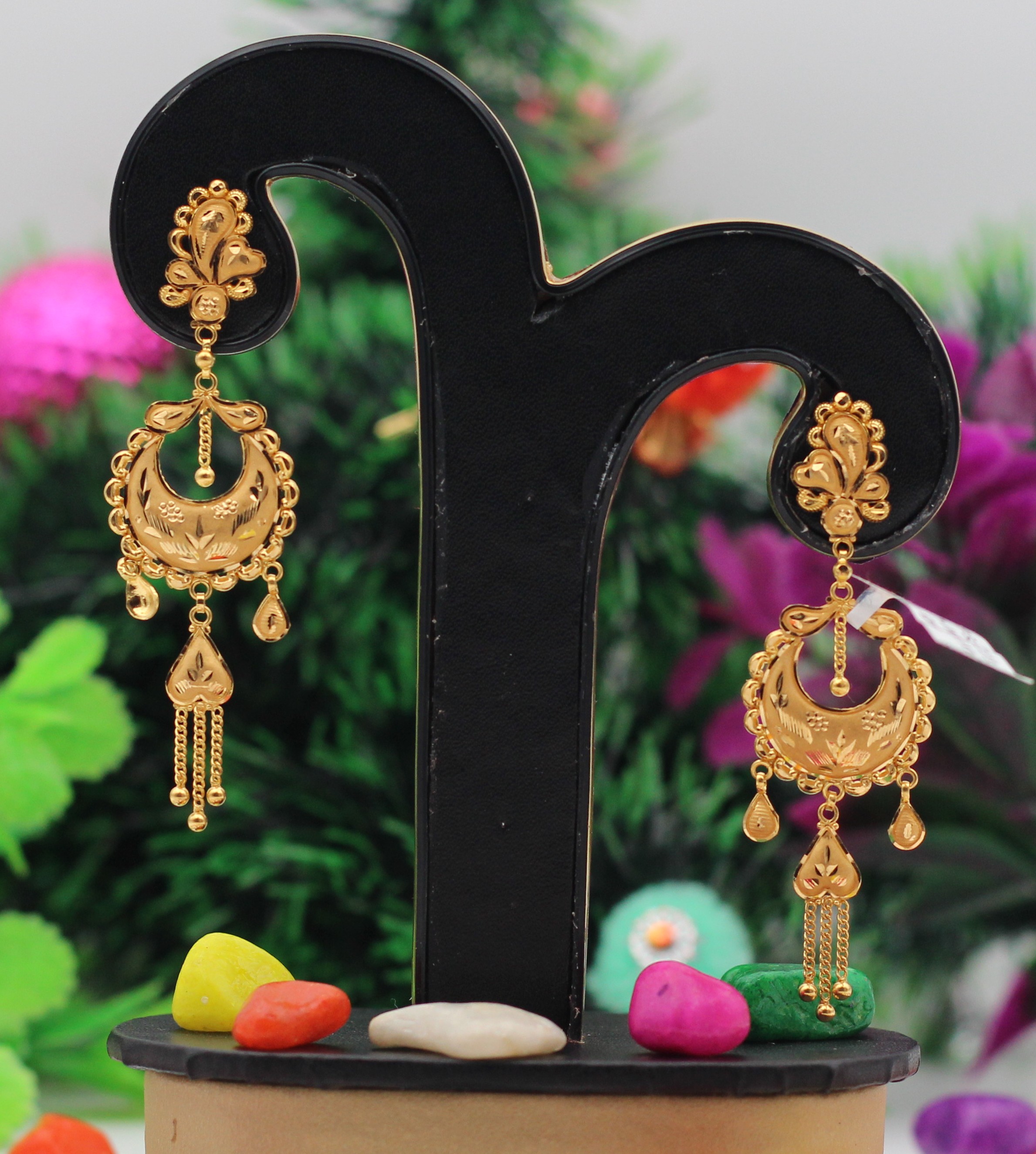 EARRINGS (GOLD SEETADUL)