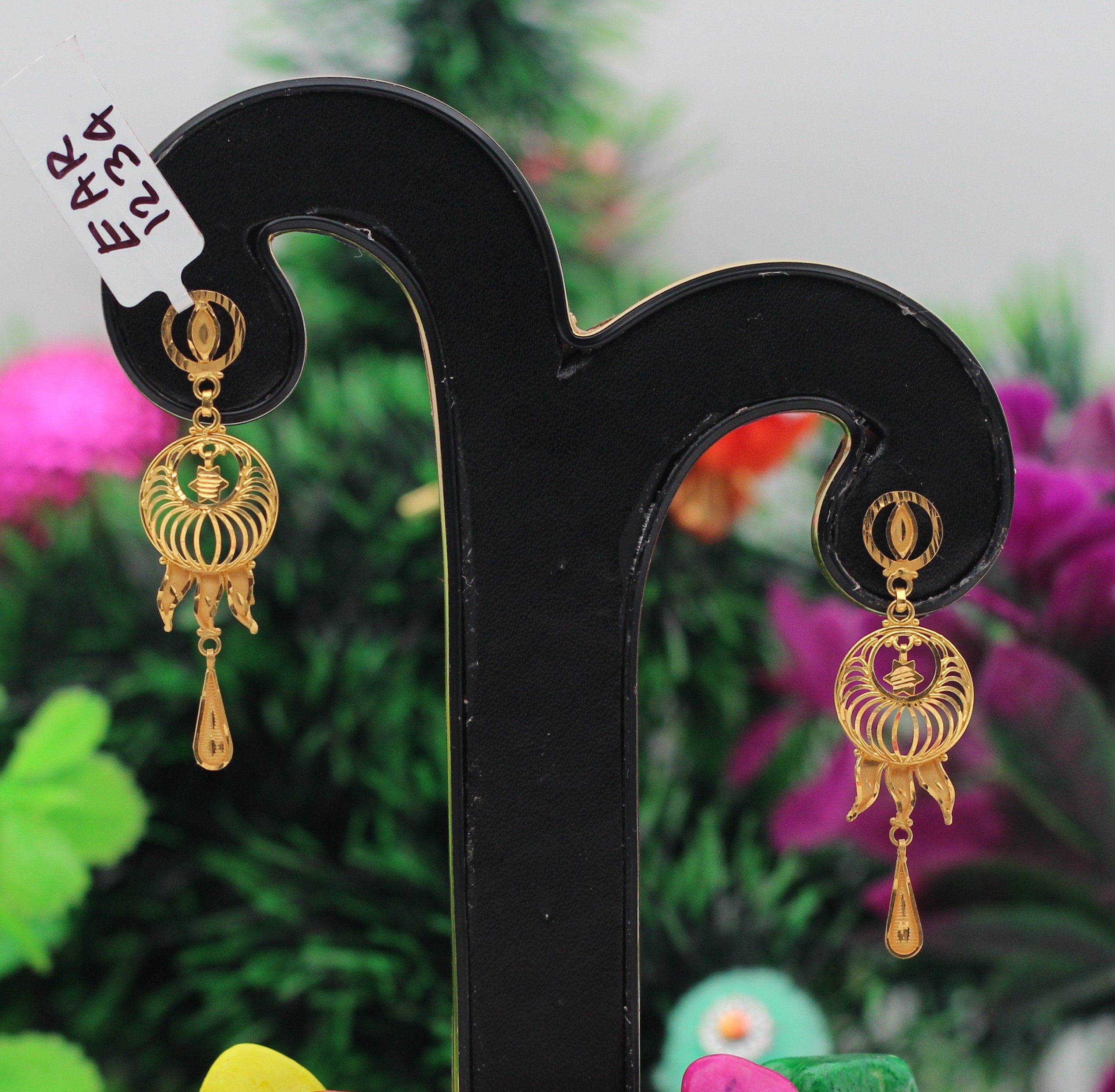 EARRINGS (GOLD SEETADUL)