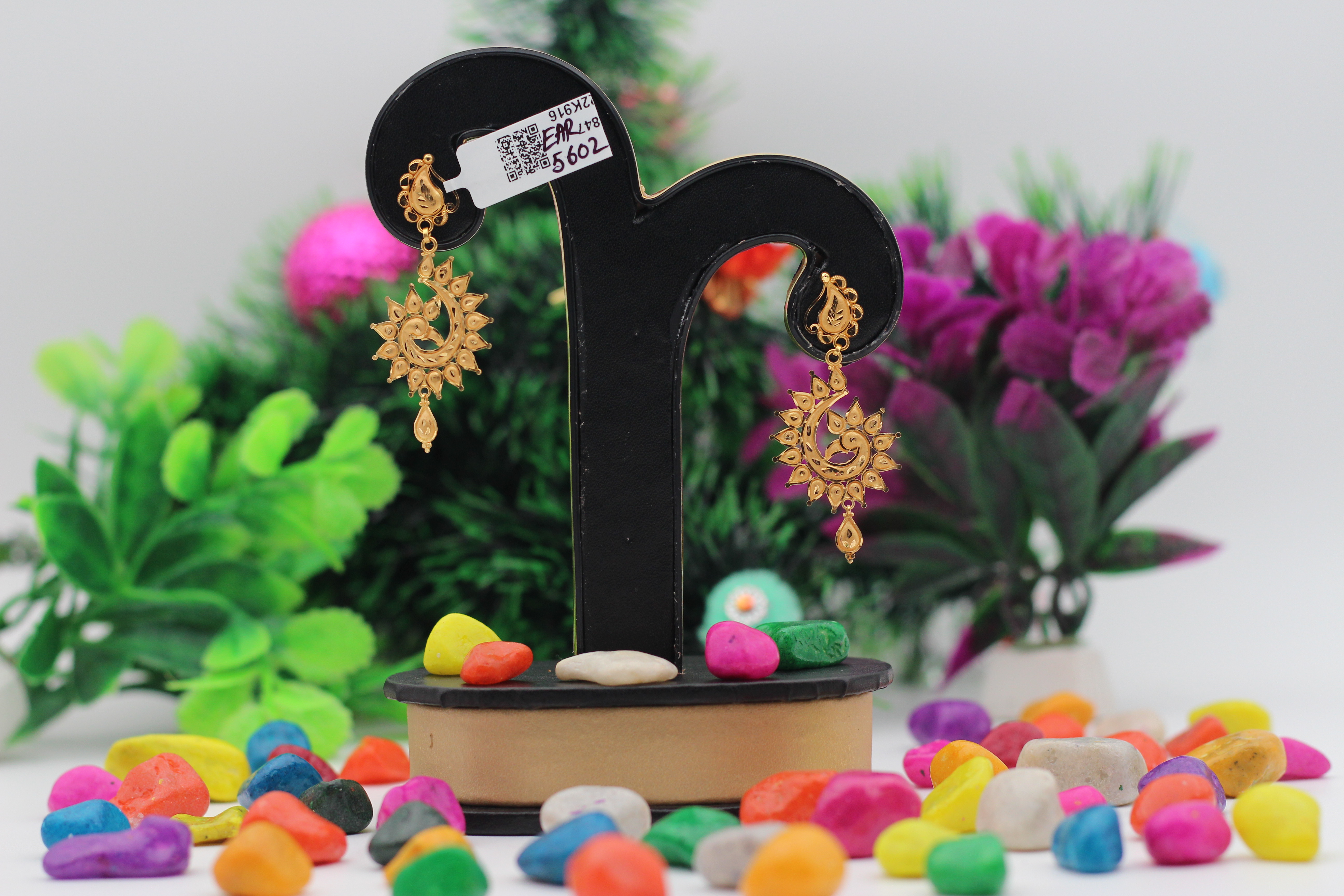 EARRINGS (GOLD SEETADUL)