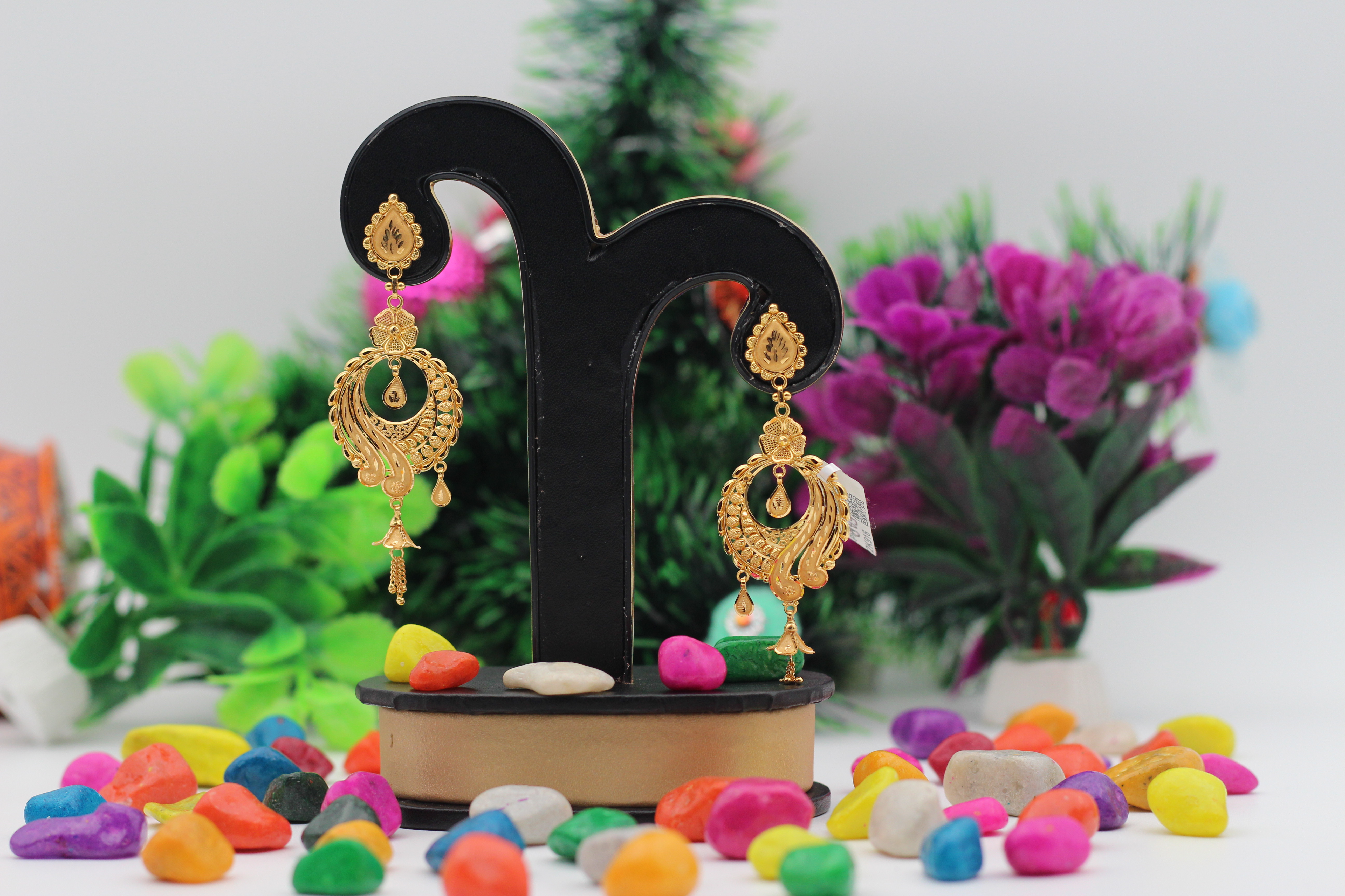 EARRINGS (GOLD SEETADUL)