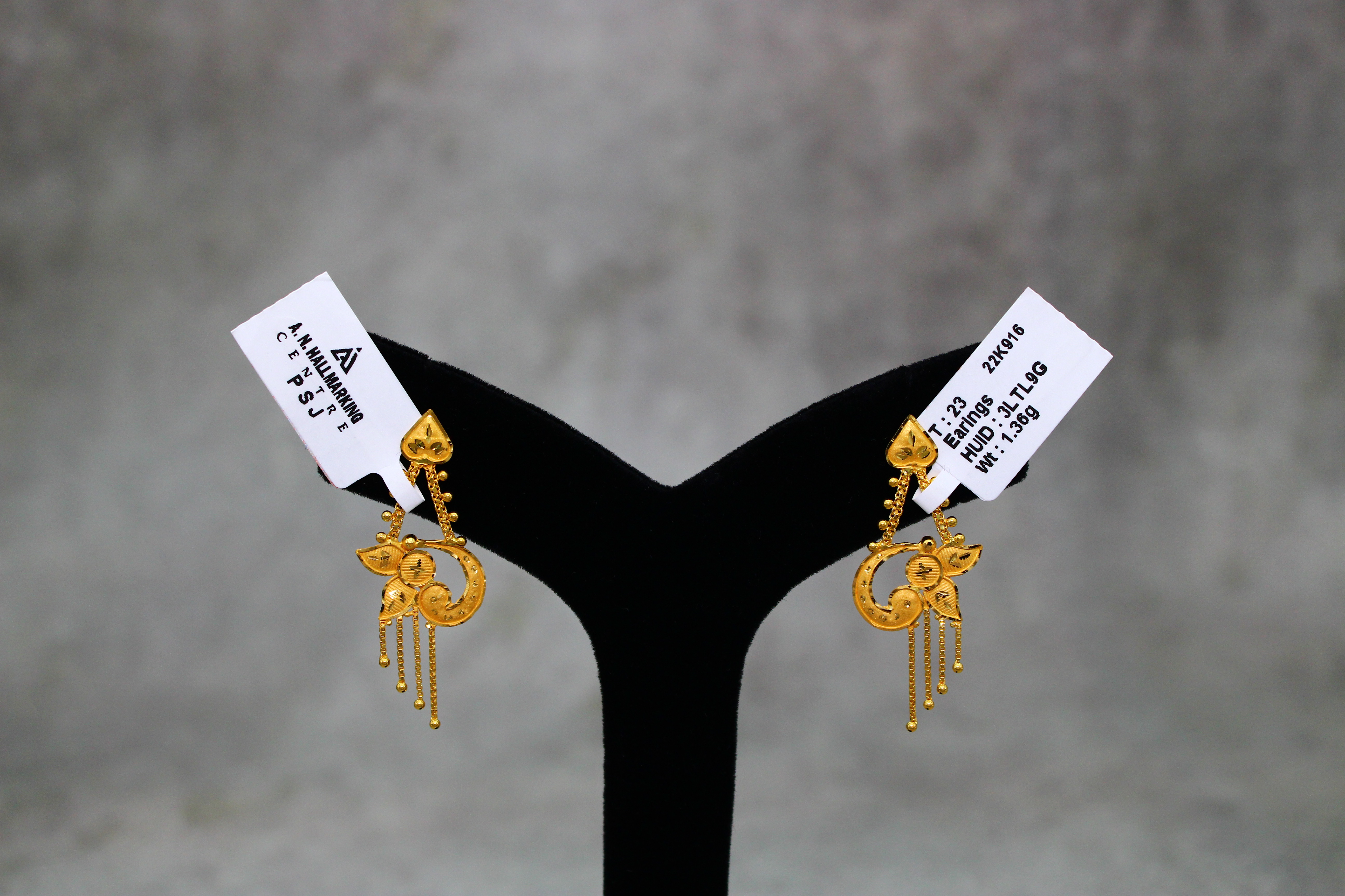 EARRINGS (GOLD SEETADUL)