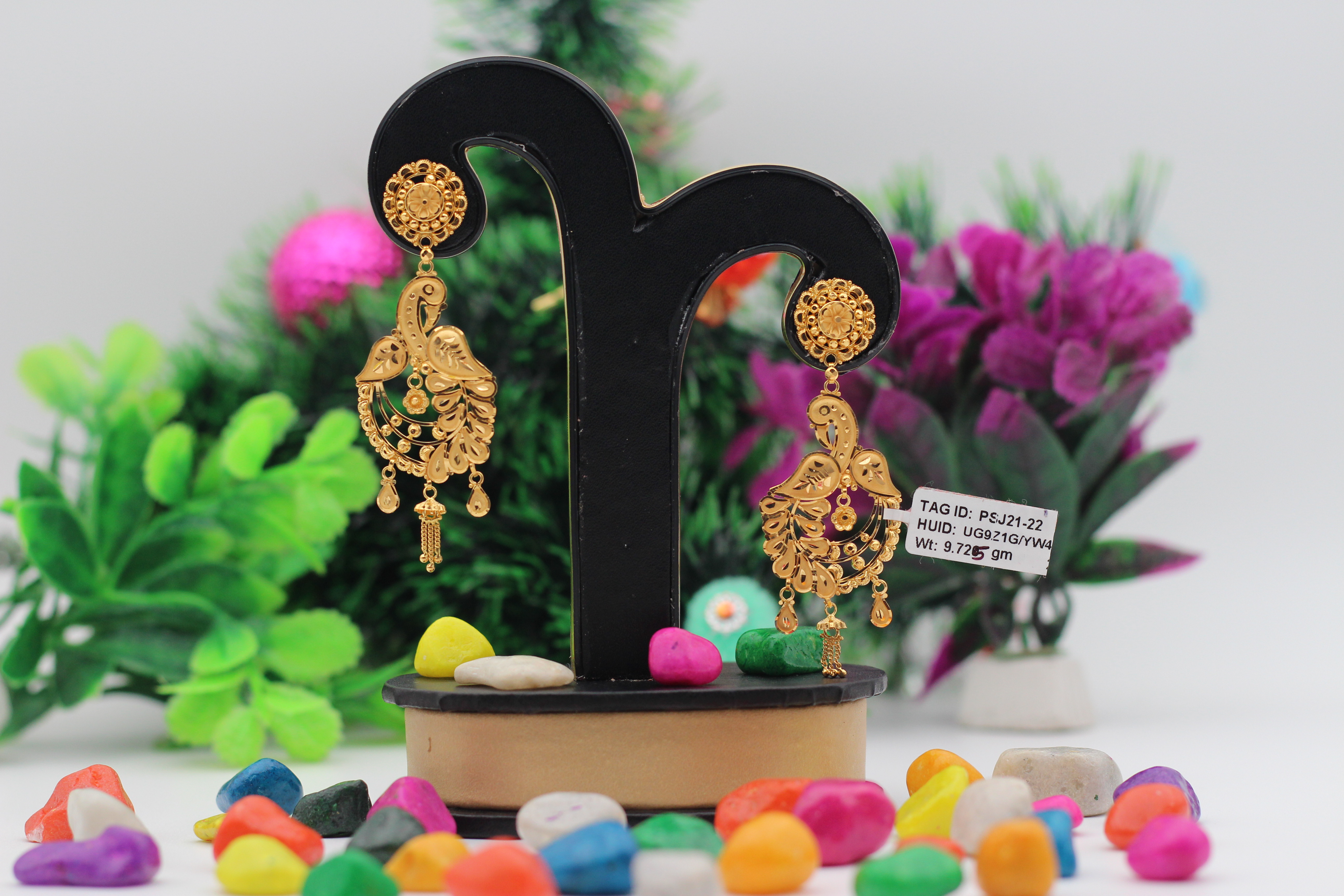 EARRINGS (GOLD SEETADUL)