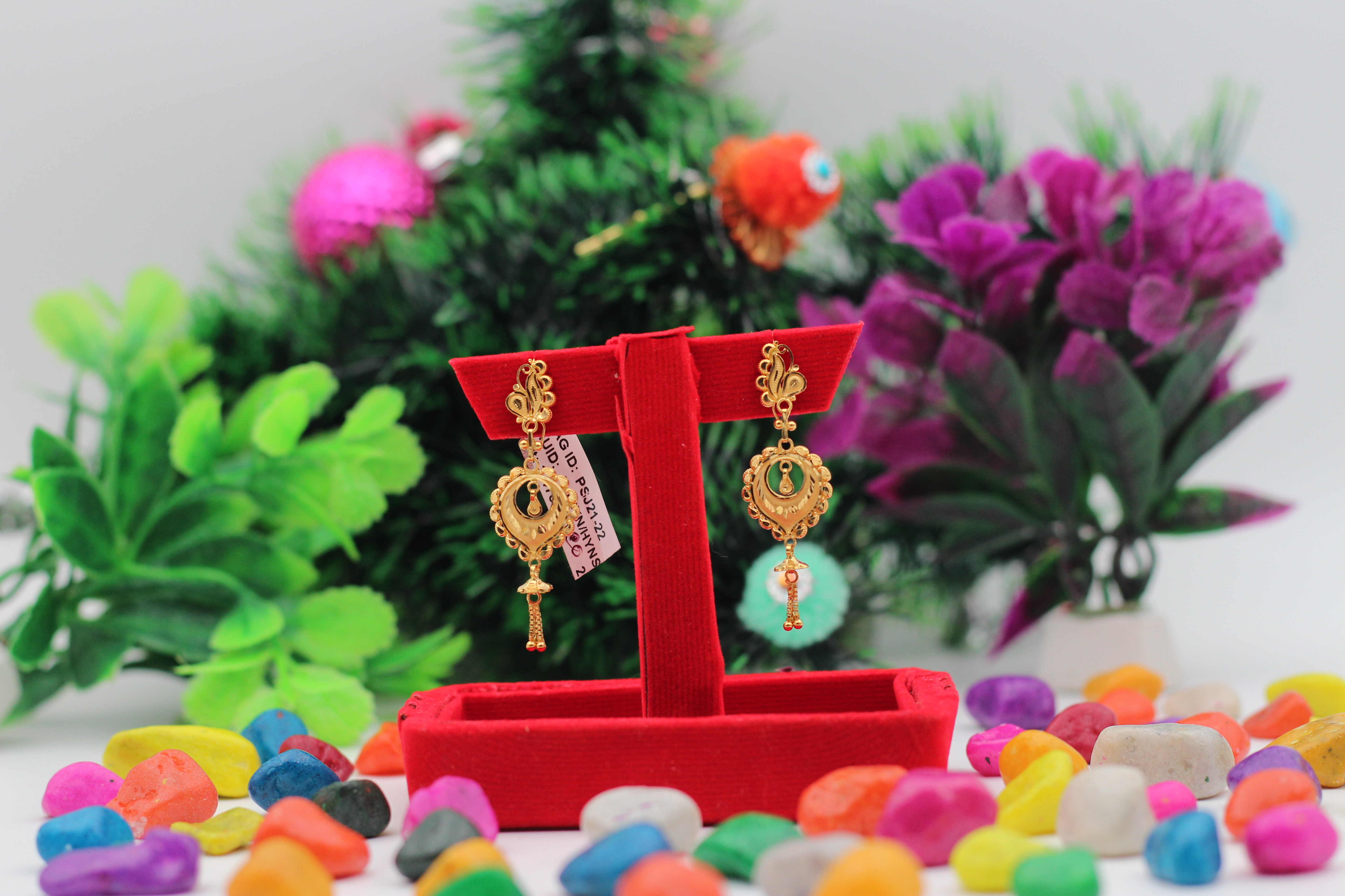 EARRINGS (GOLD SEETADUL)