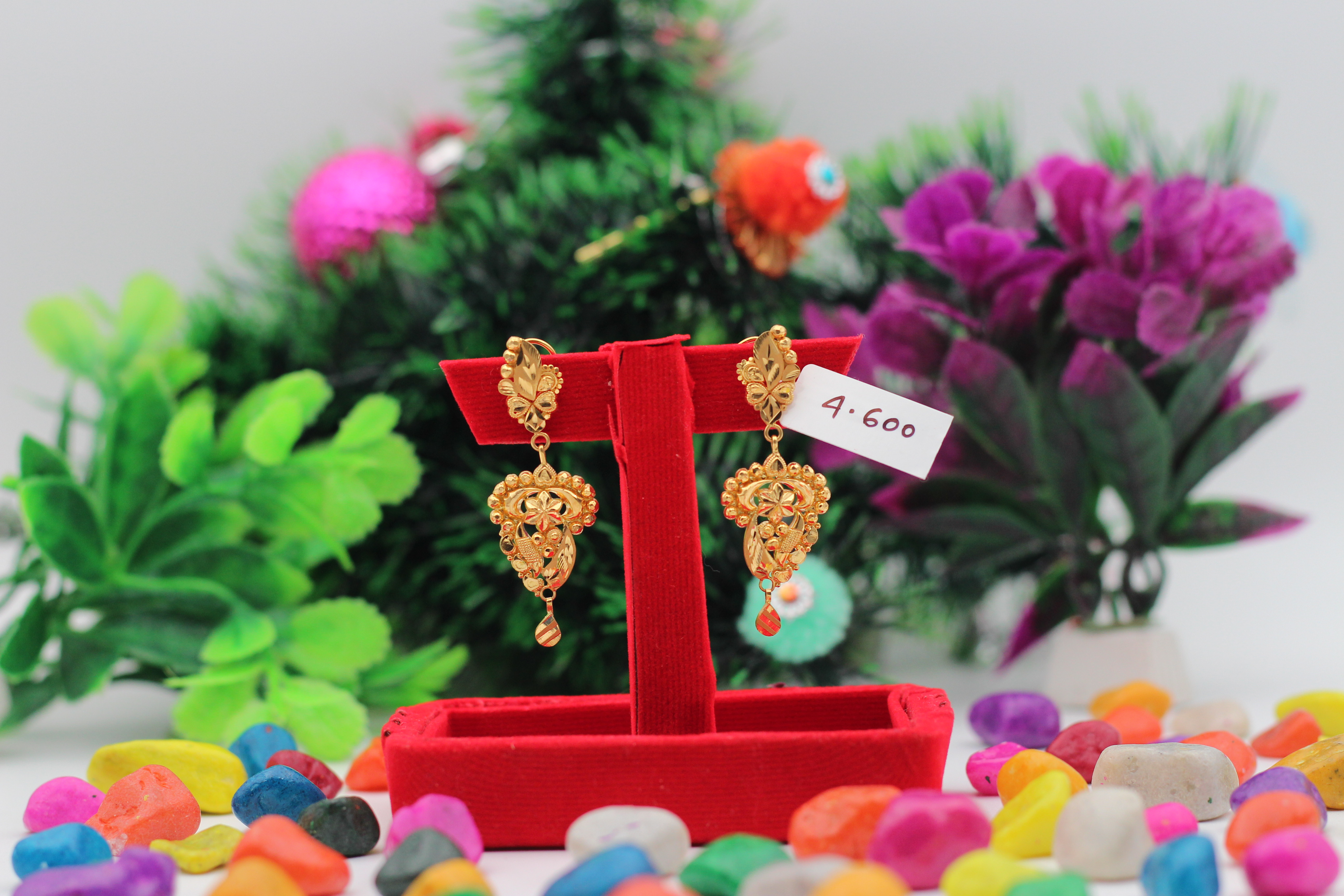 EARRINGS (GOLD SEETADUL)
