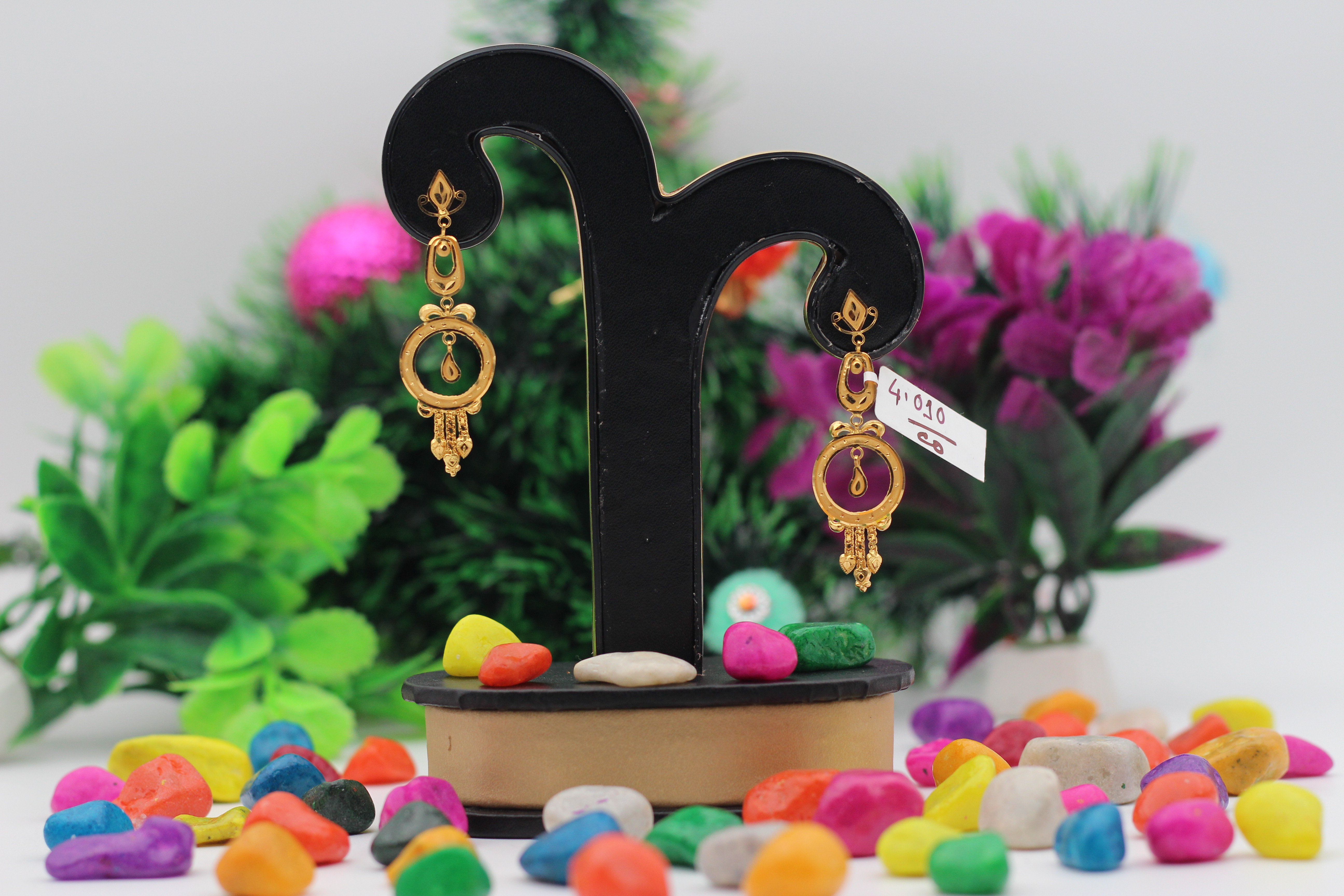 EARRINGS (GOLD SEETADUL)