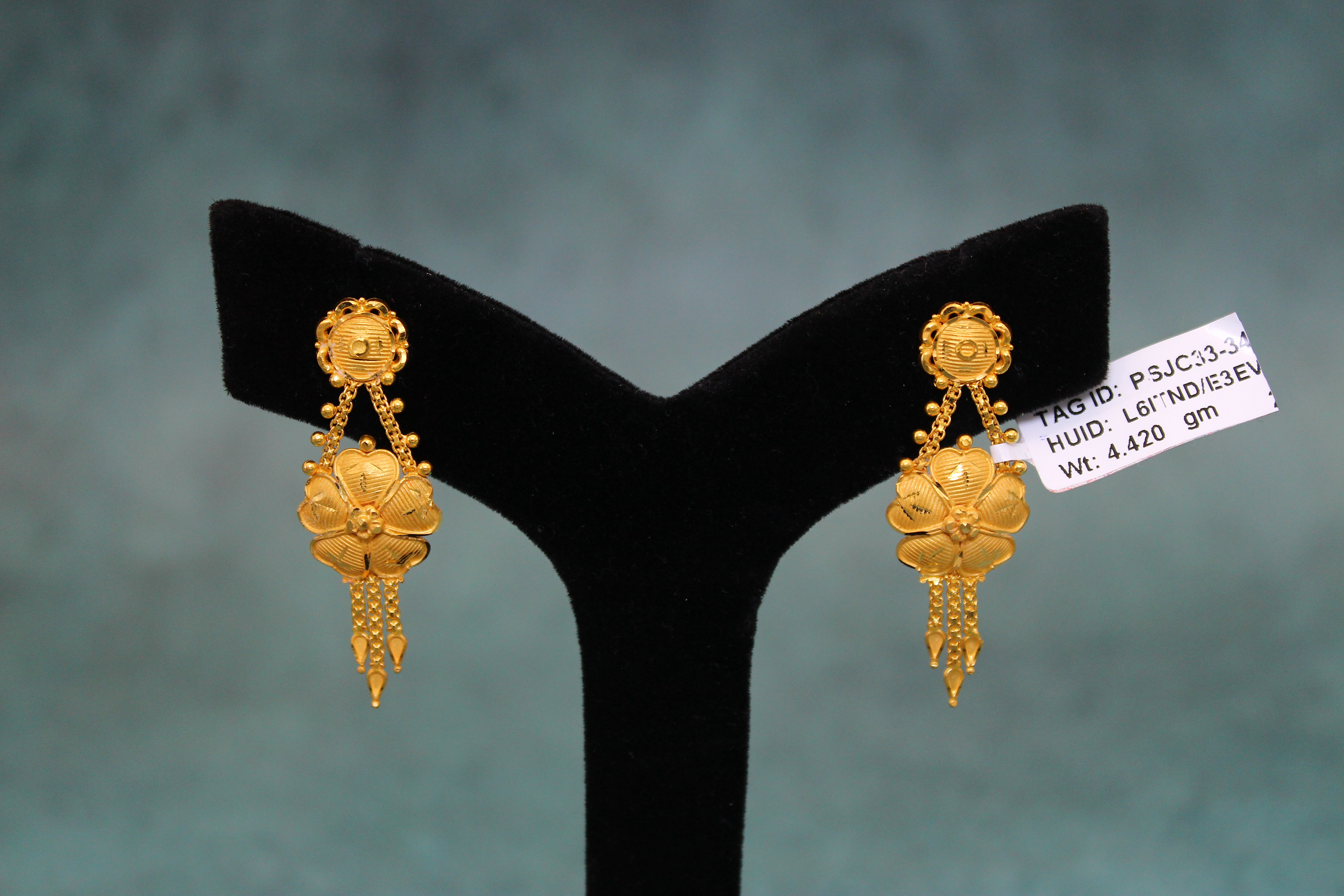 EARRINGS (GOLD SEETADUL)