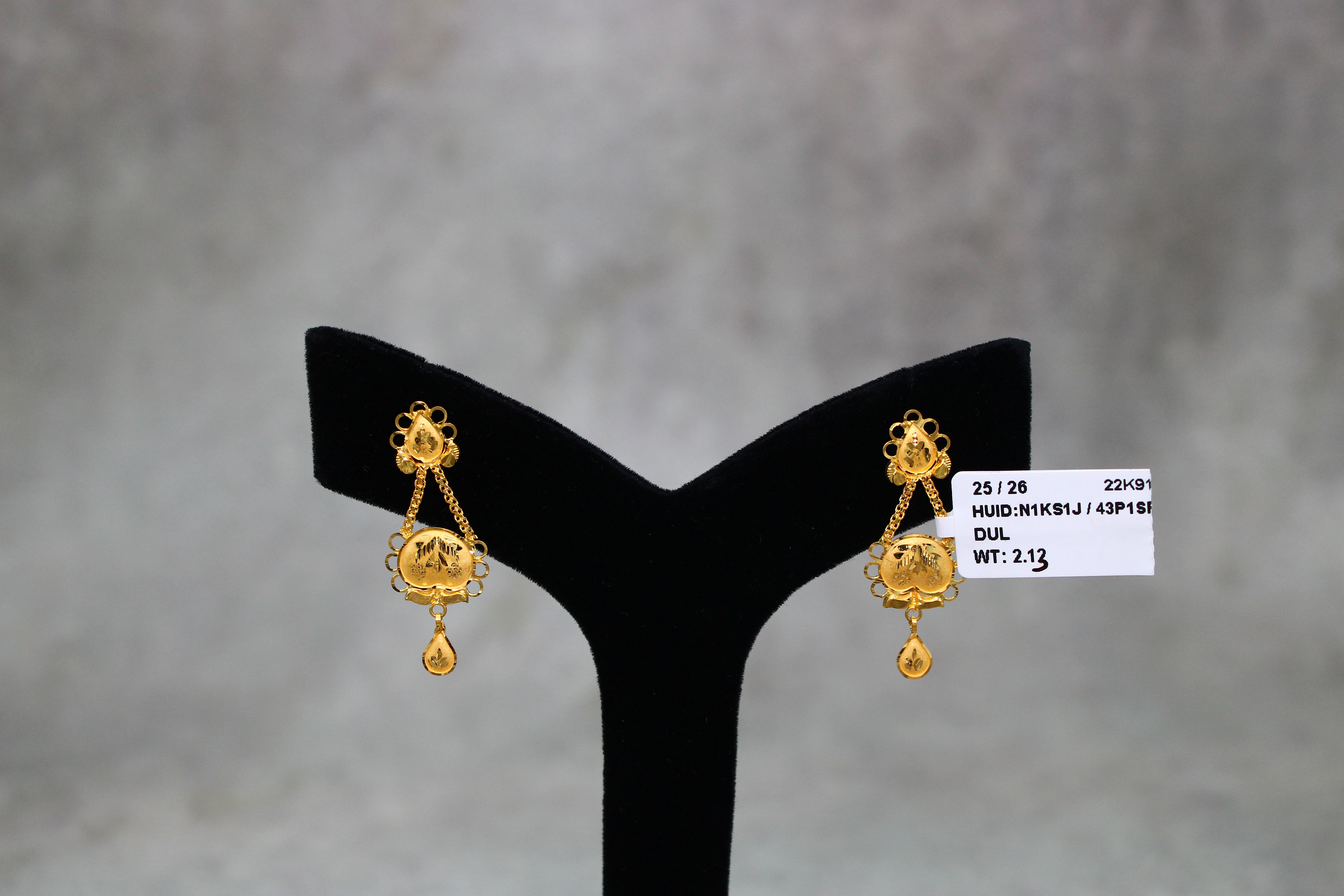 EARRINGS (GOLD SEETADUL)