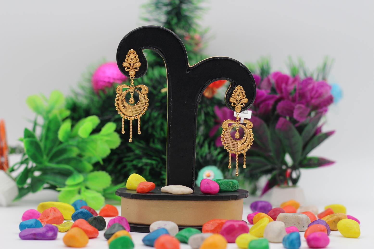 EARRINGS (GOLD SEETADUL)