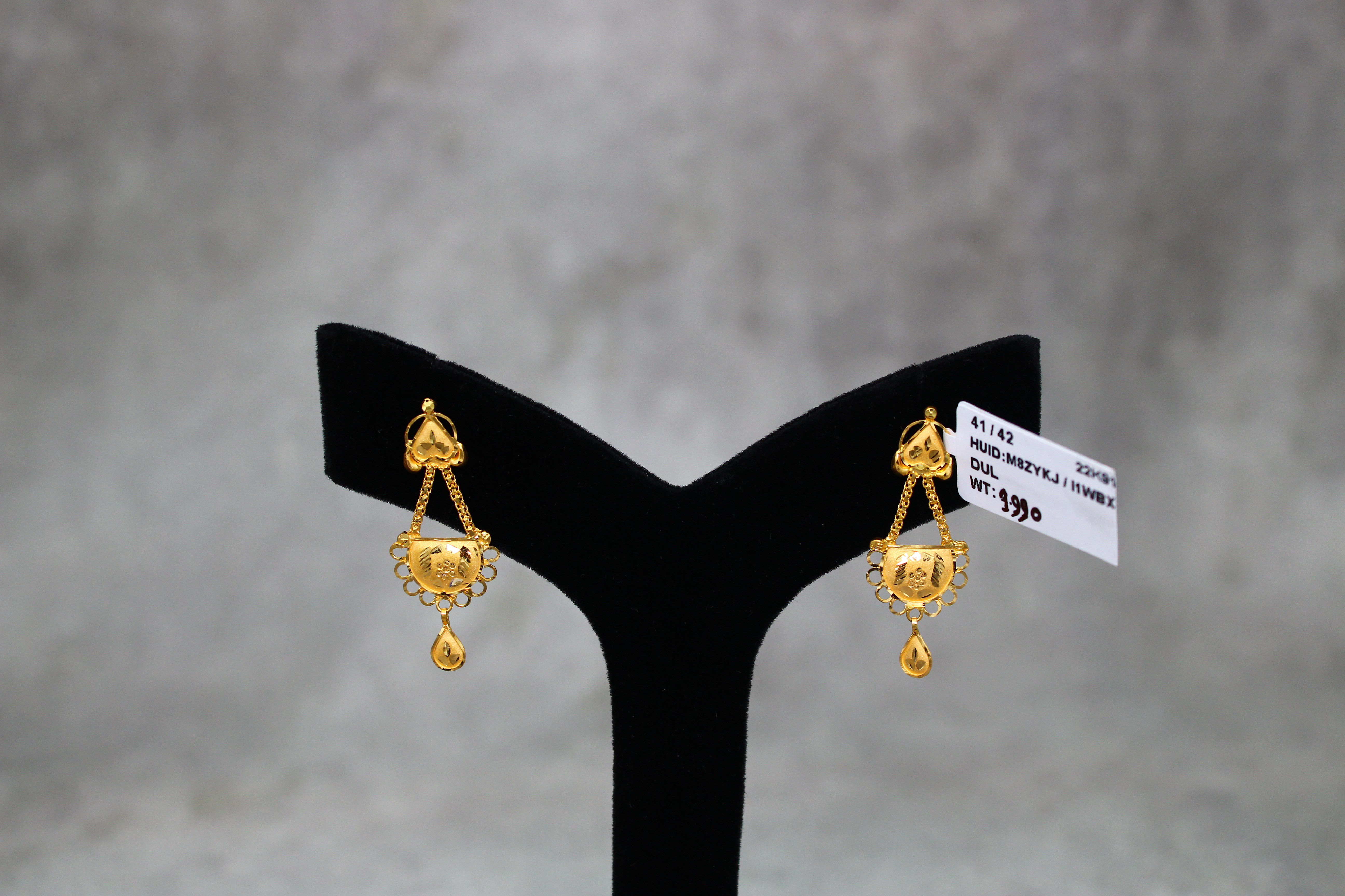 EARRINGS (GOLD SEETADUL)