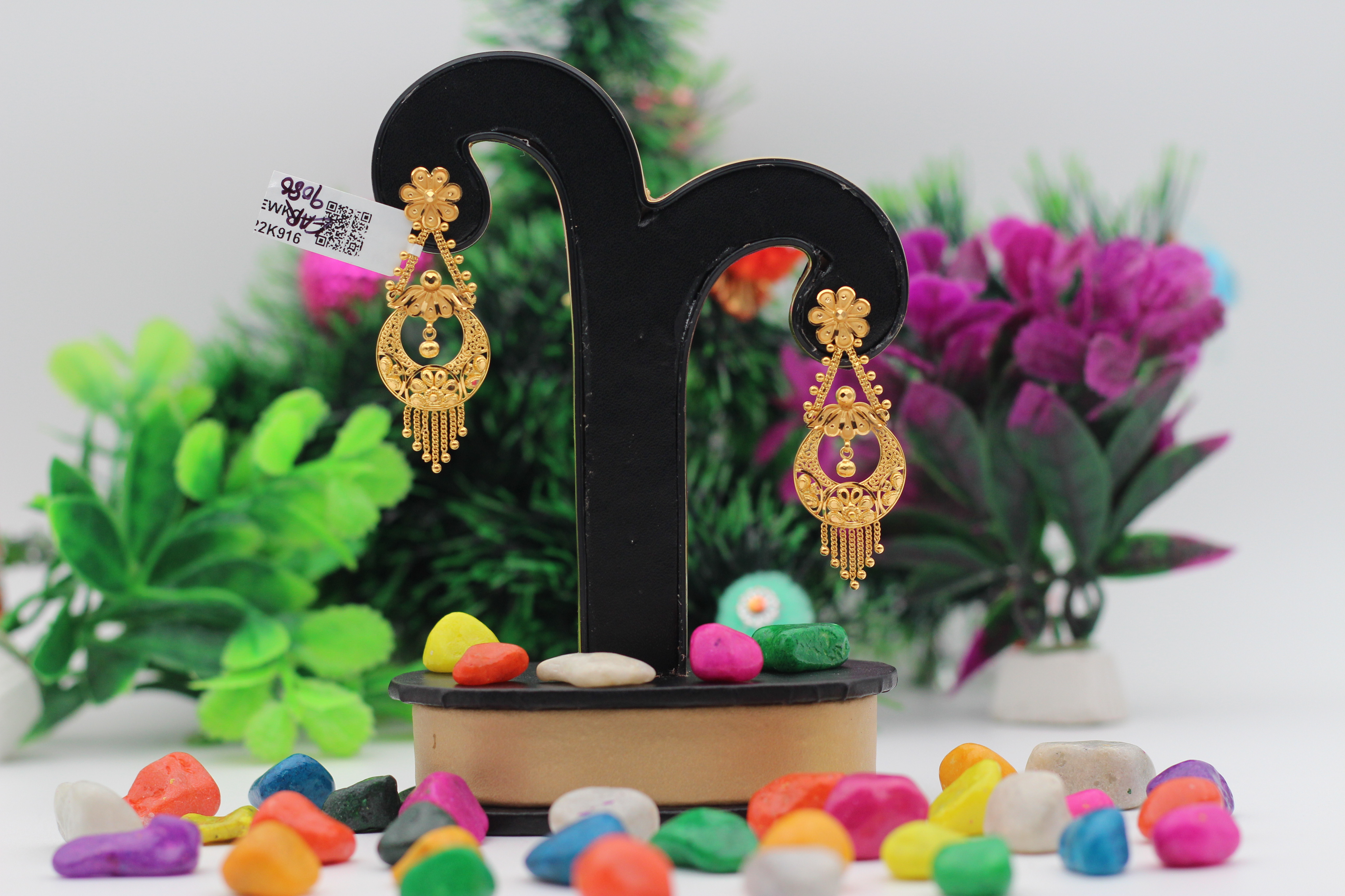 EARRINGS (GOLD SEETADUL)