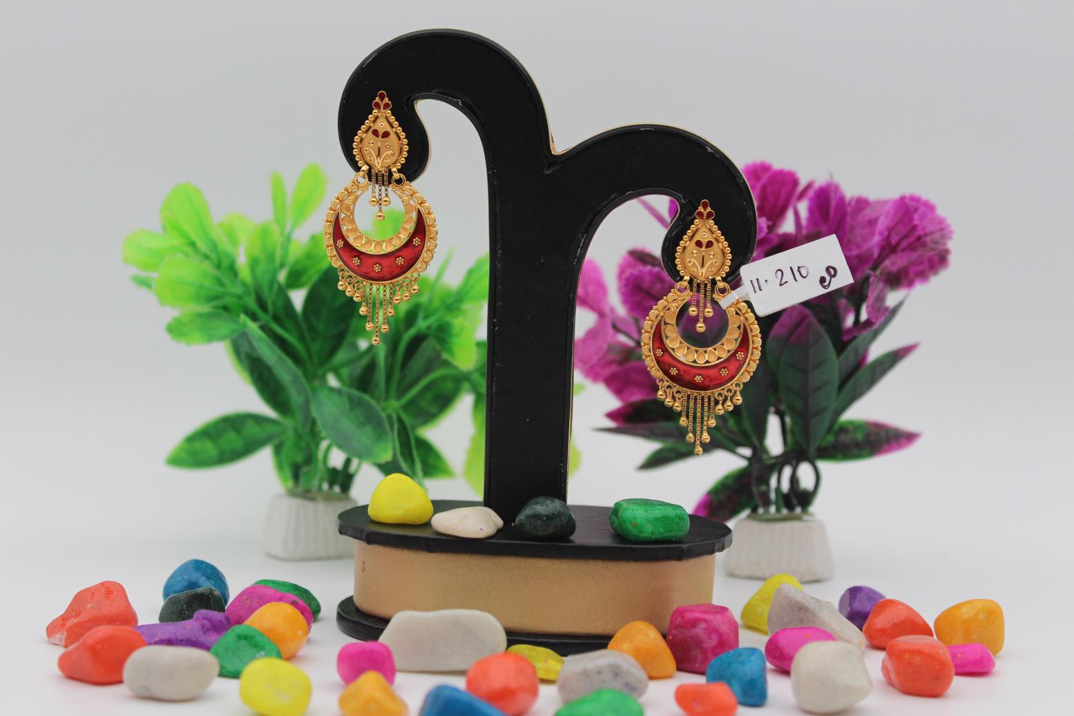 EARRINGS (GOLD SEETADUL)