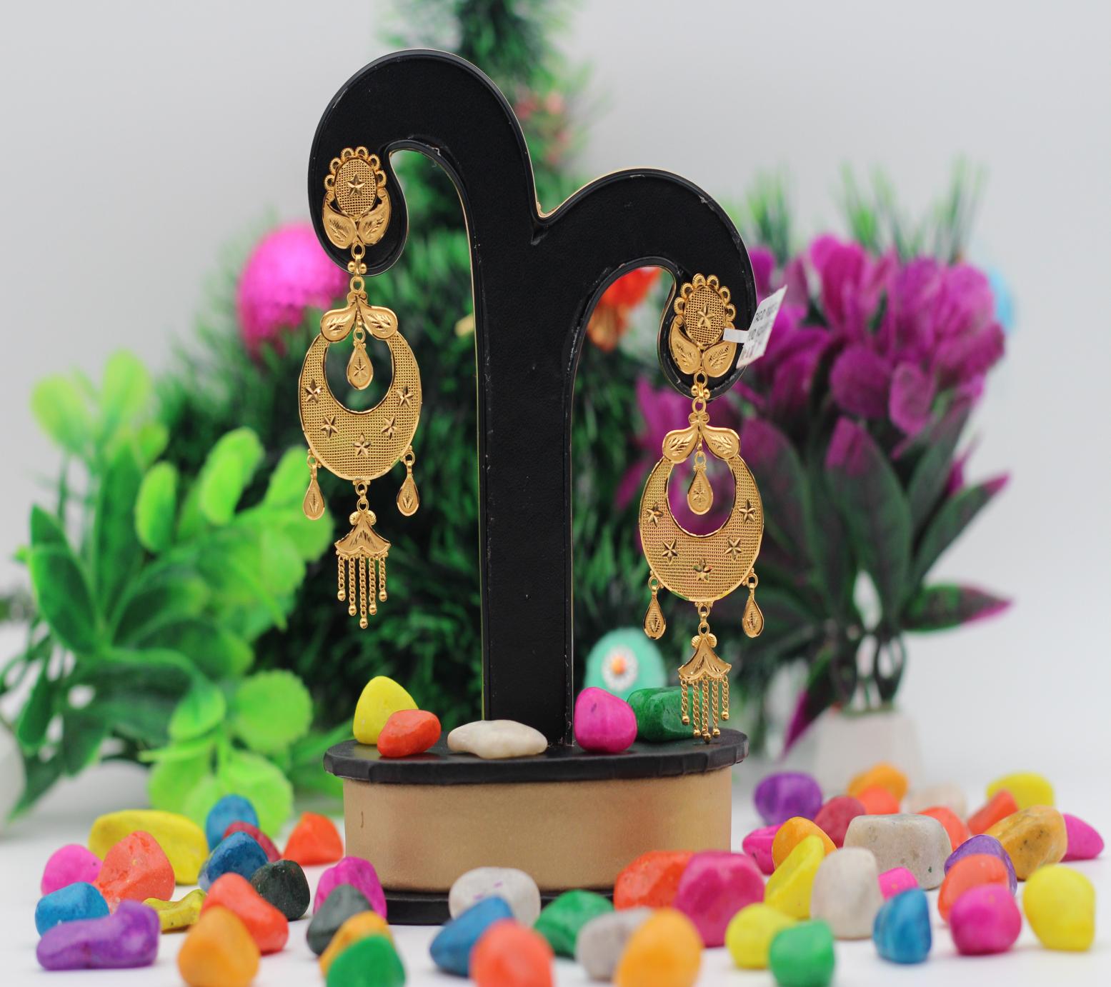 EARRINGS (GOLD SEETADUL)