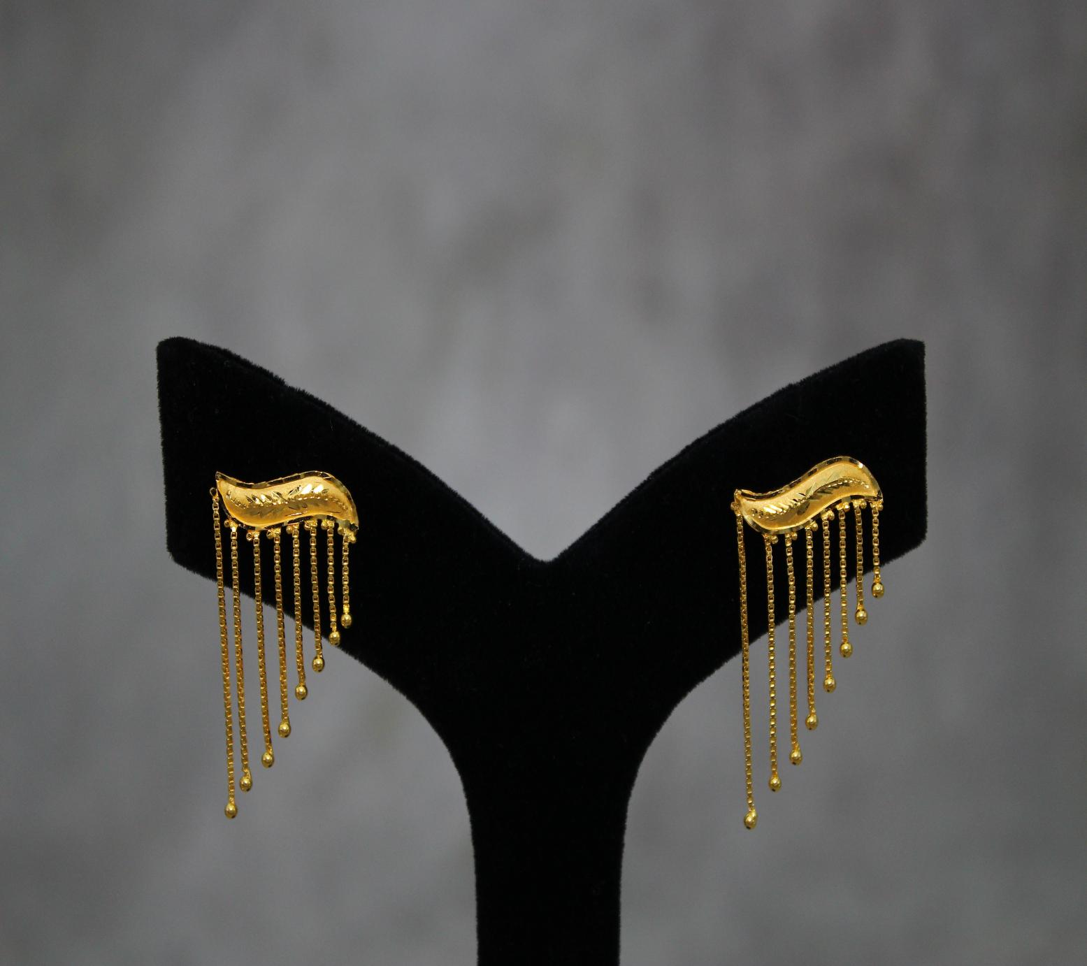 EARRINGS (GOLD SEETADUL)