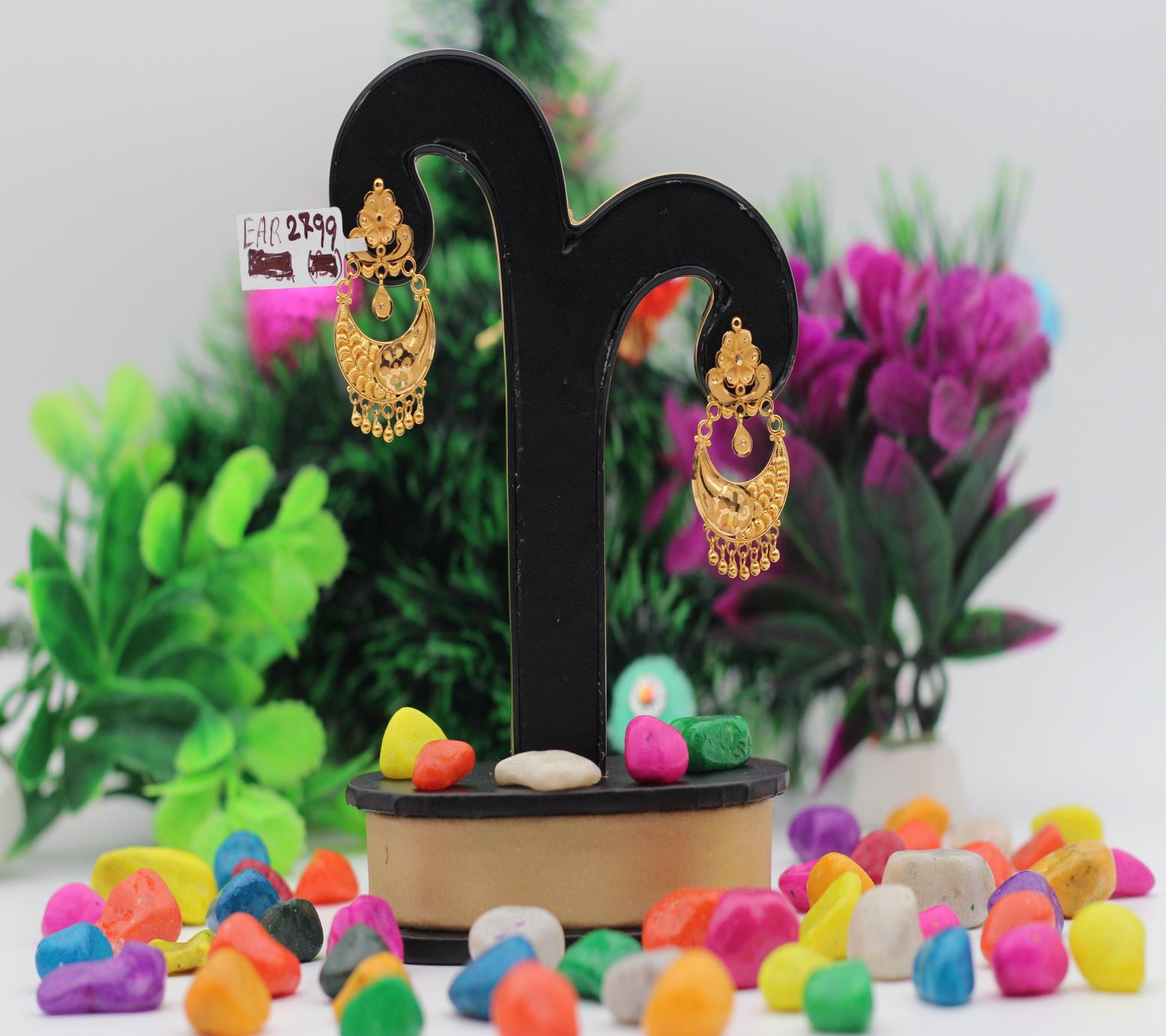 EARRINGS (GOLD SEETADUL)