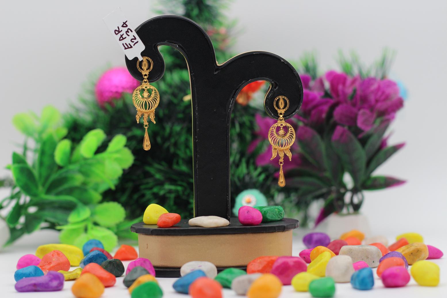 EARRINGS (GOLD SEETADUL)